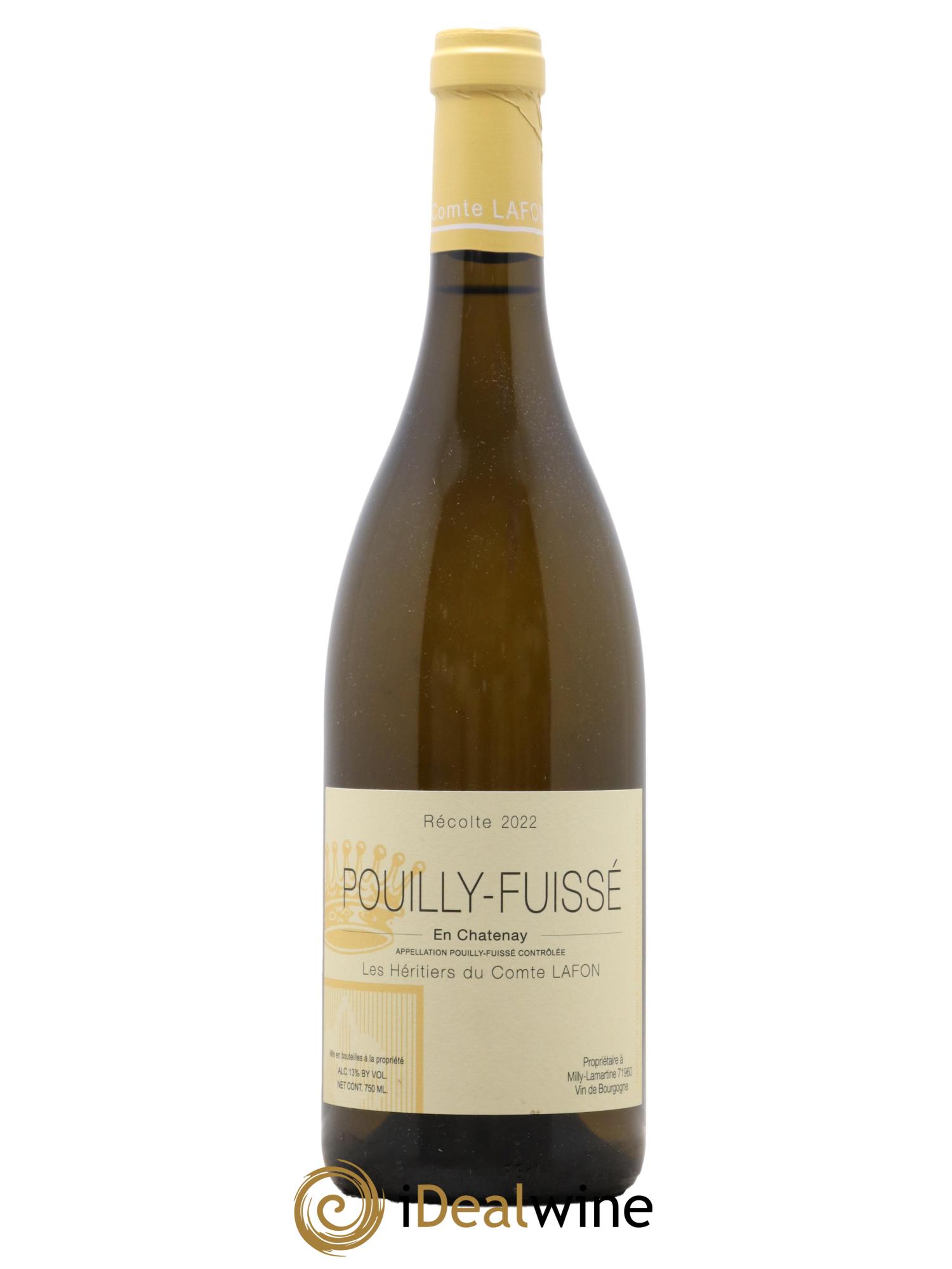 Pouilly-Fuissé En Chatenay Les Héritiers du Comte Lafon 2022 - Lotto di 1 bottiglia - 0