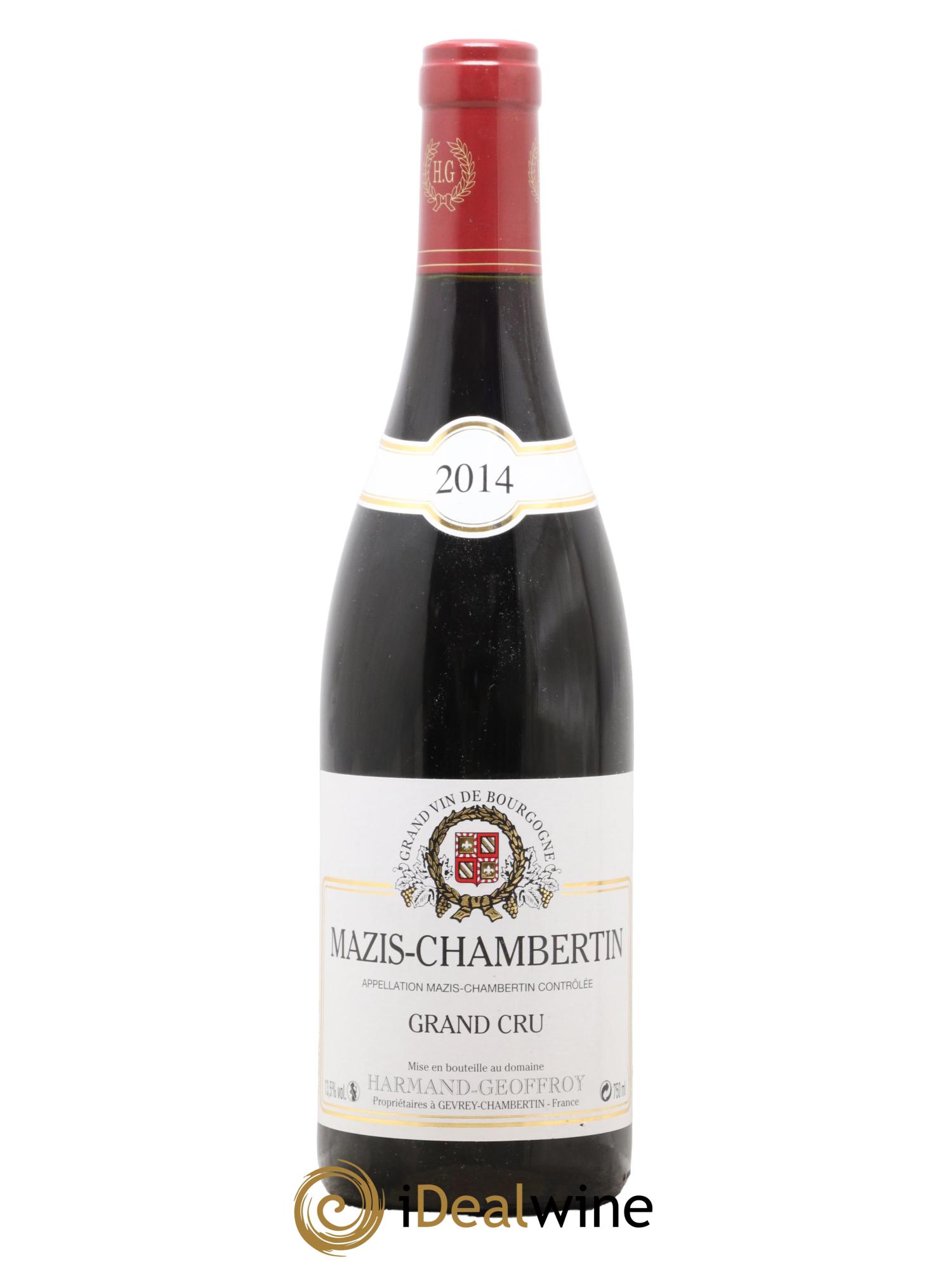 Mazis-Chambertin Grand Cru Harmand-Geoffroy (Domaine) 2014 - Lot of 1 bottle - 0