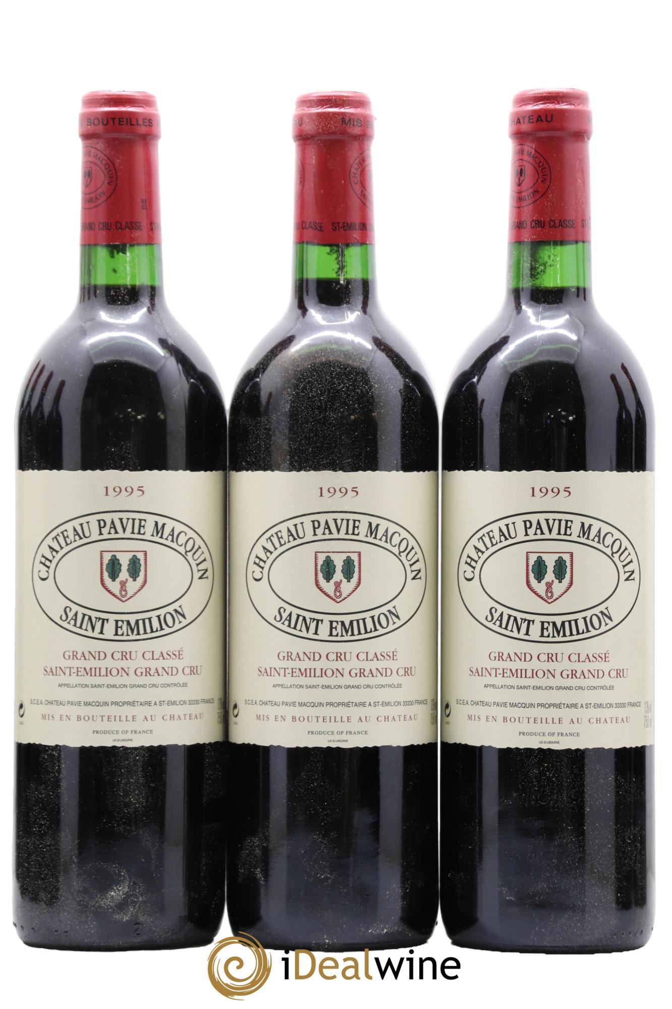 Château Pavie Macquin 1er Grand Cru Classé B 1995 - Lot de 12 bouteilles - 2