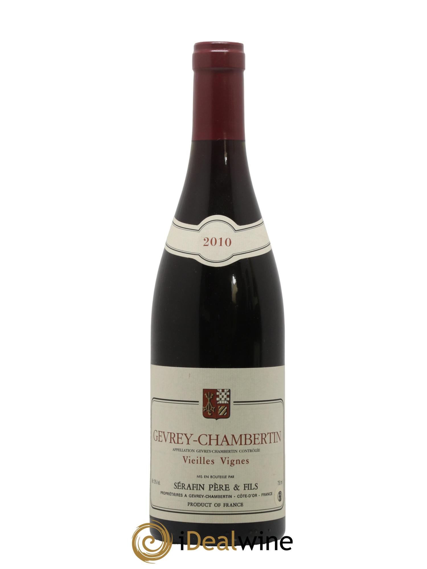 Gevrey-Chambertin Vieilles Vignes Christian Sérafin Père et Fils 2010 - Lot of 1 bottle - 0