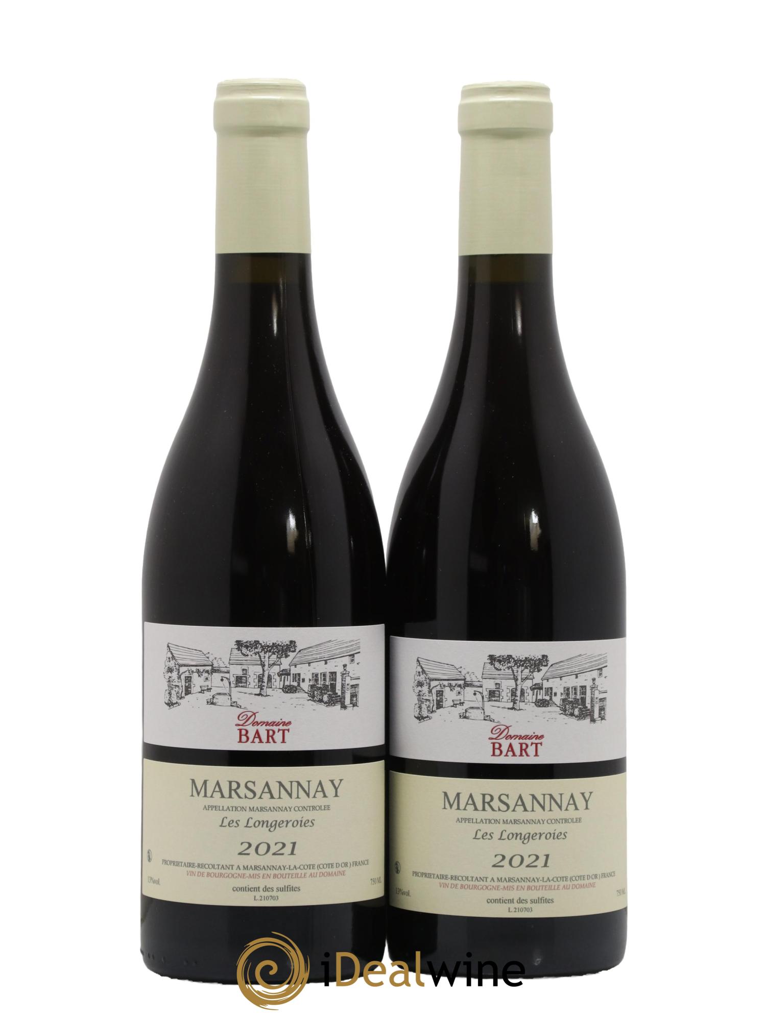 Marsannay Les Longeroies Bart (Domaine) 2021 - Lot of 2 bottles - 0