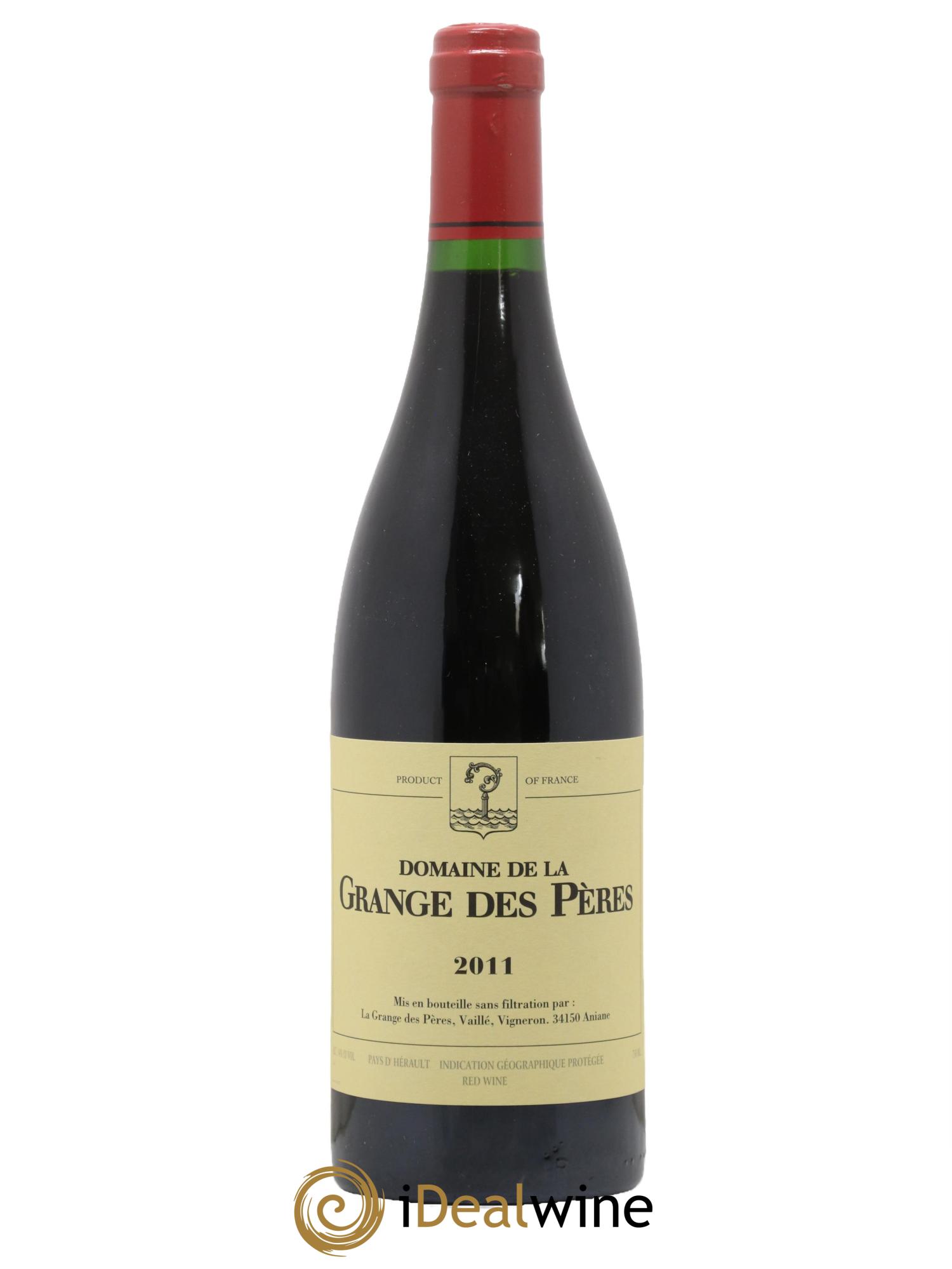 IGP Pays d'Hérault Grange des Pères Laurent Vaillé 2011 - Lot de 1 bouteille - 0