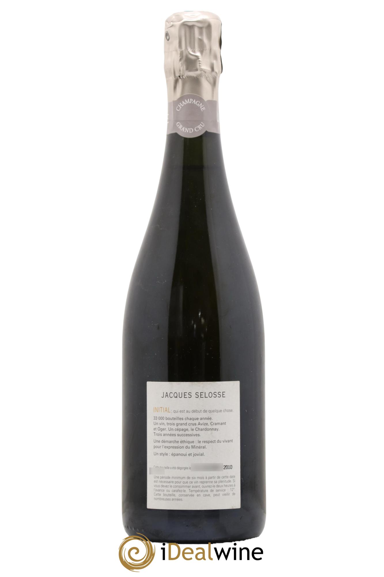 Brut Initial Jacques Selosse  - Lotto di 1 bottiglia - 1