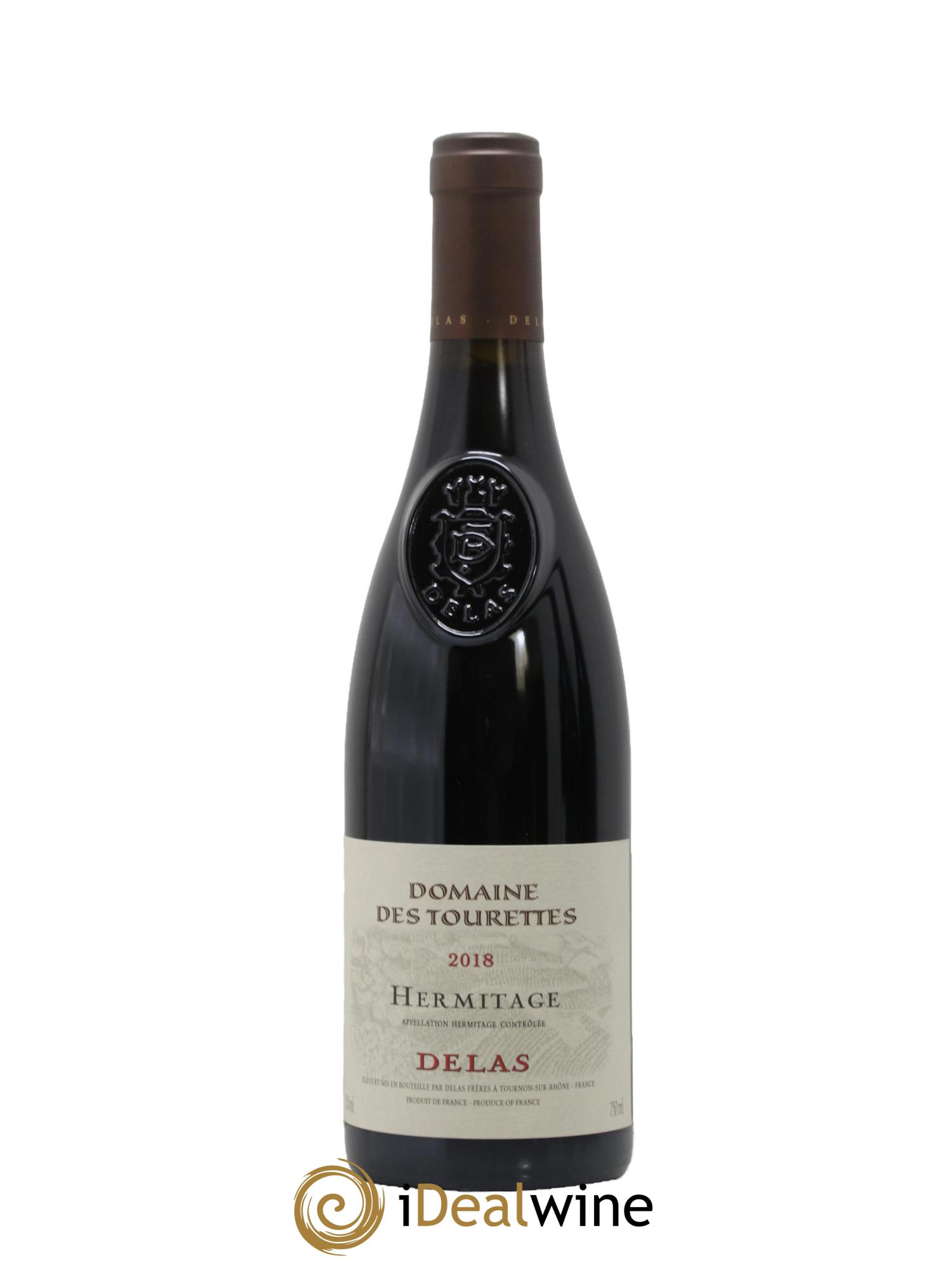 Hermitage Domaine des Tourettes  Delas Frères 2018 - Lot de 1 bouteille - 0