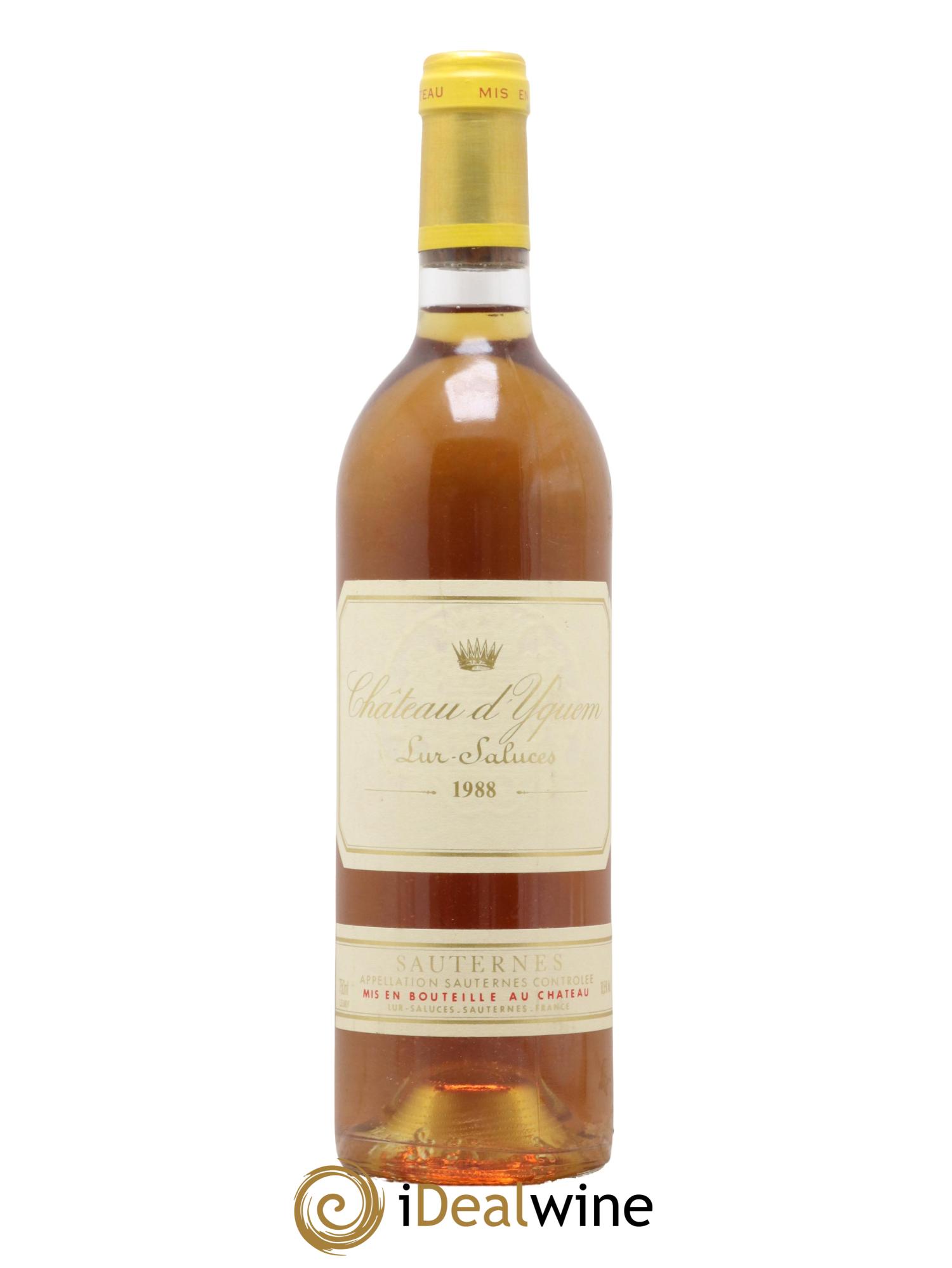 Château d' Yquem 1er Cru Classé Supérieur 1988 - Lot de 1 bouteille - 0