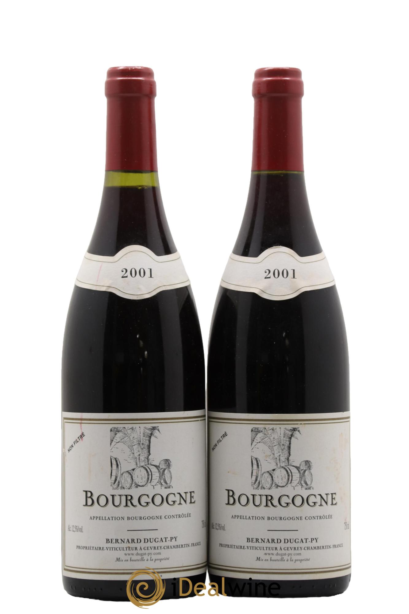 Bourgogne Dugat-Py 2001 - Lot de 2 bouteilles - 0