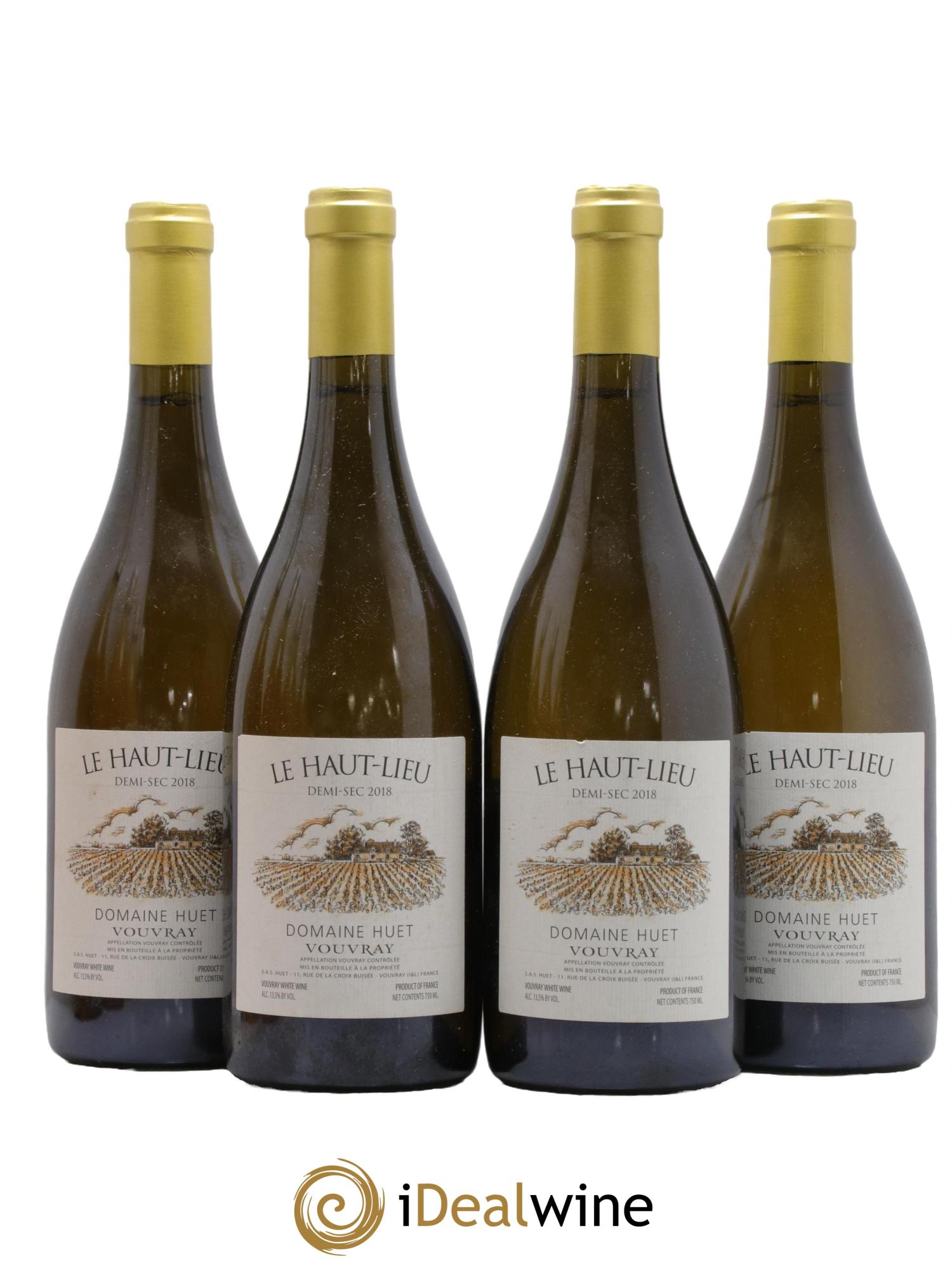 Vouvray Le Haut-Lieu Demi-Sec Domaine Huet  2018 - Lotto di 4 bottiglie - 0