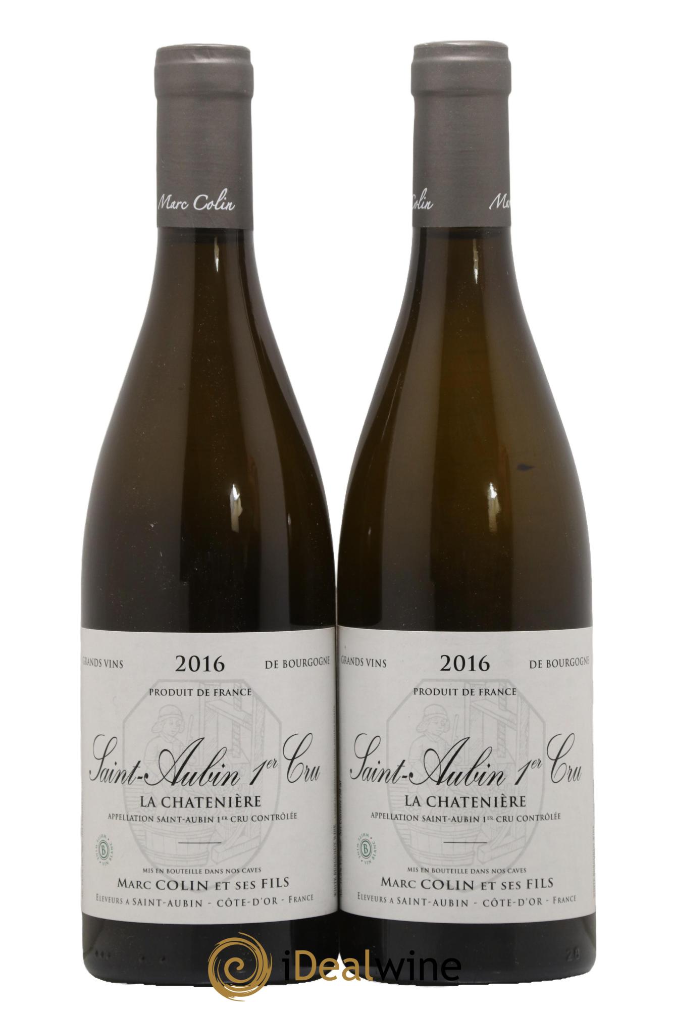 Saint-Aubin 1er Cru La Chatenière Marc Colin & Fils 2016 - Lot de 2 bouteilles - 0