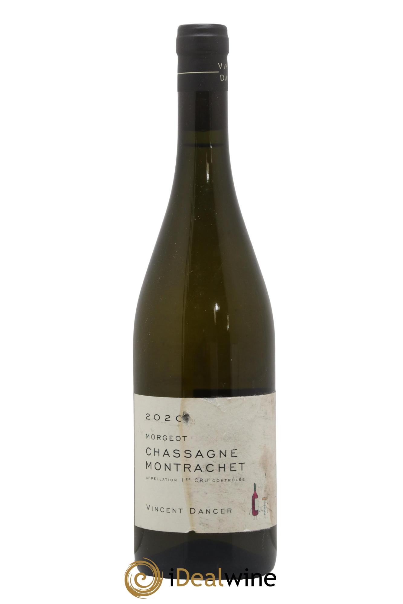 Chassagne-Montrachet 1er Cru Morgeot Vincent Dancer  2020 - Lot of 1 bottle - 0