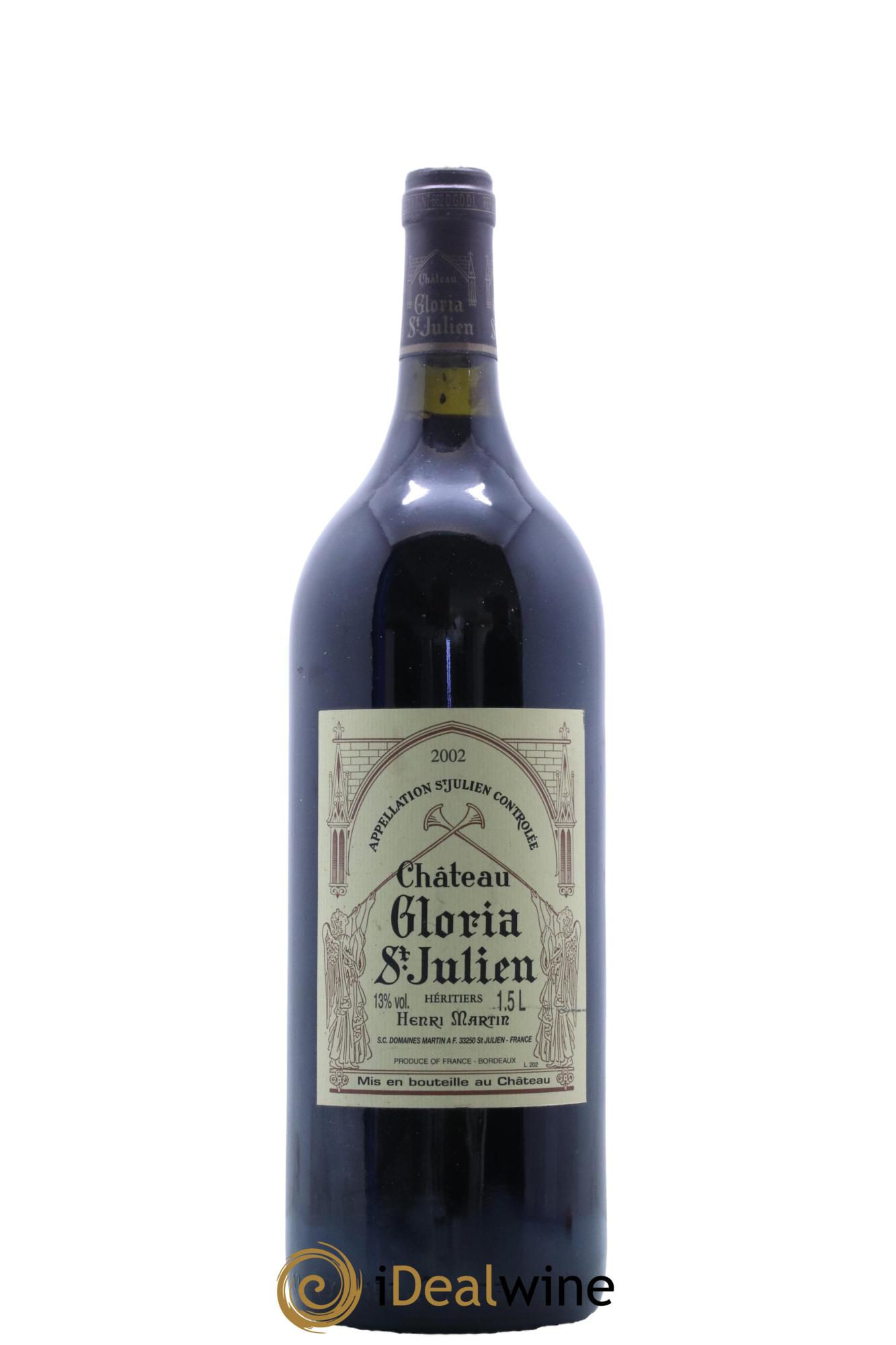 Château Gloria  2002 - Lot de 1 magnum - 0