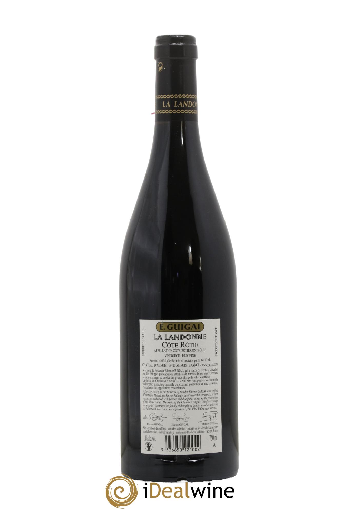 Côte-Rôtie La Landonne Guigal 2015 - Posten von 1 Flasche - 1