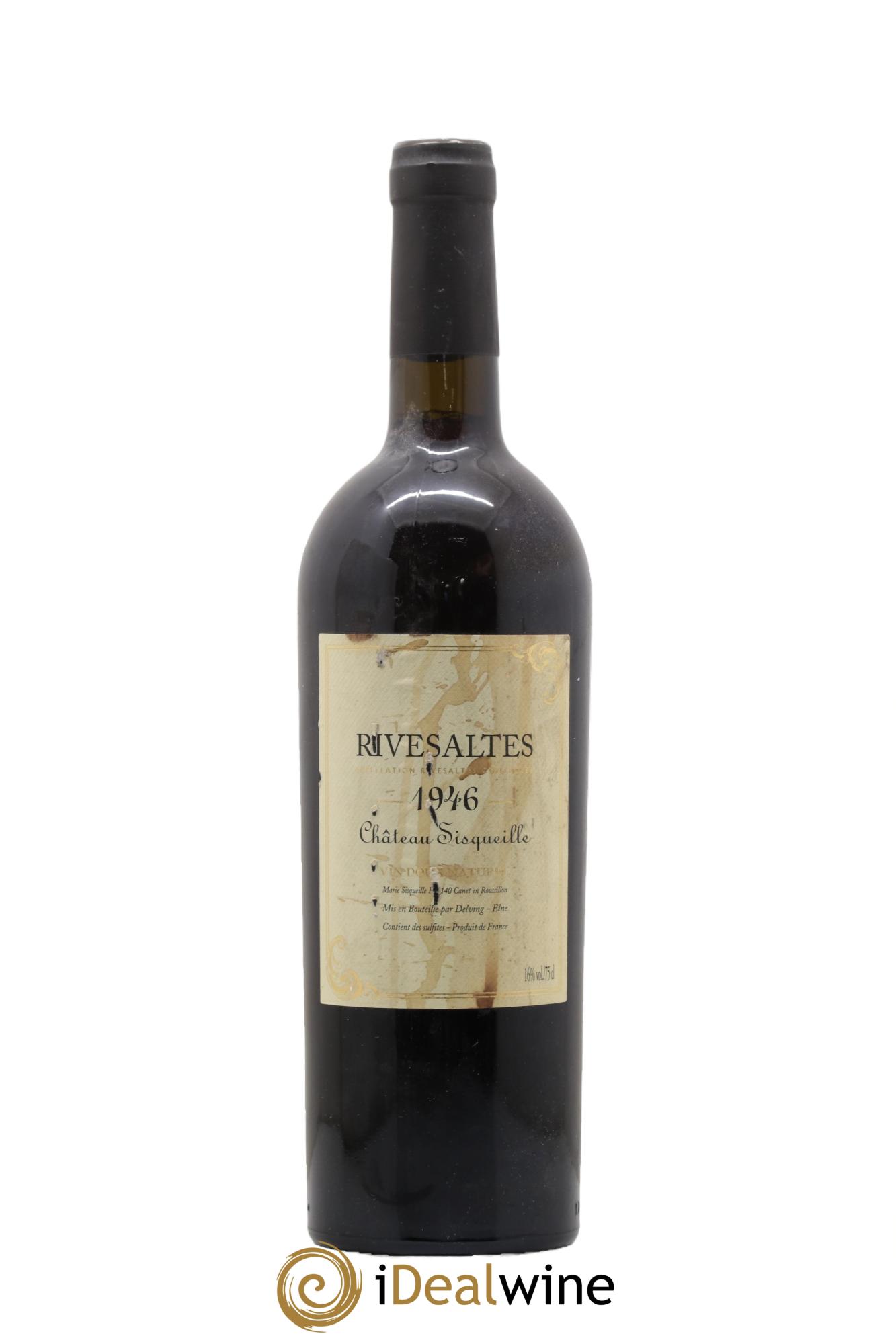 Rivesaltes Château Sisqueille 1946 - Lot de 1 bouteille - 0