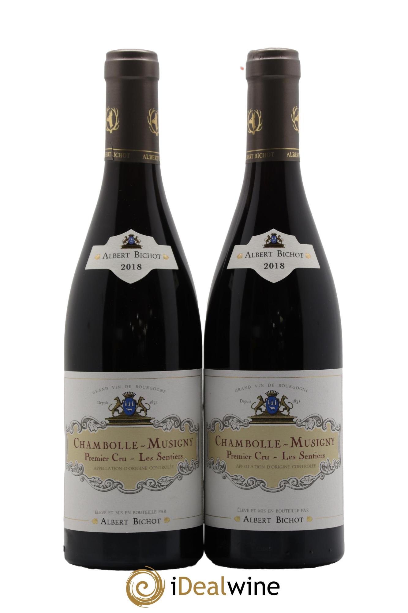 Chambolle-Musigny 1er Cru Les Sentiers Albert Bichot 2018 - Lot de 2 bouteilles - 0