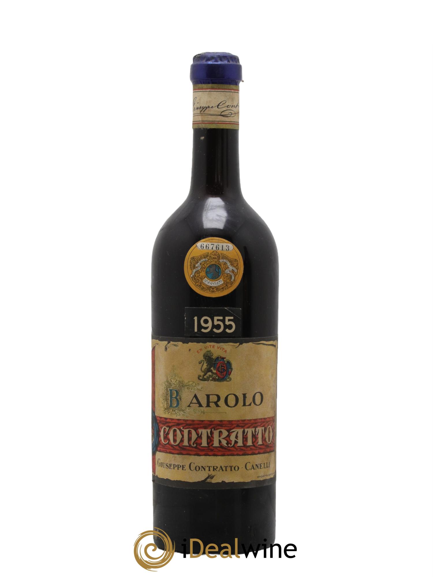 Barolo DOCG Contratto 1955 - Lotto di 1 bottiglia - 0