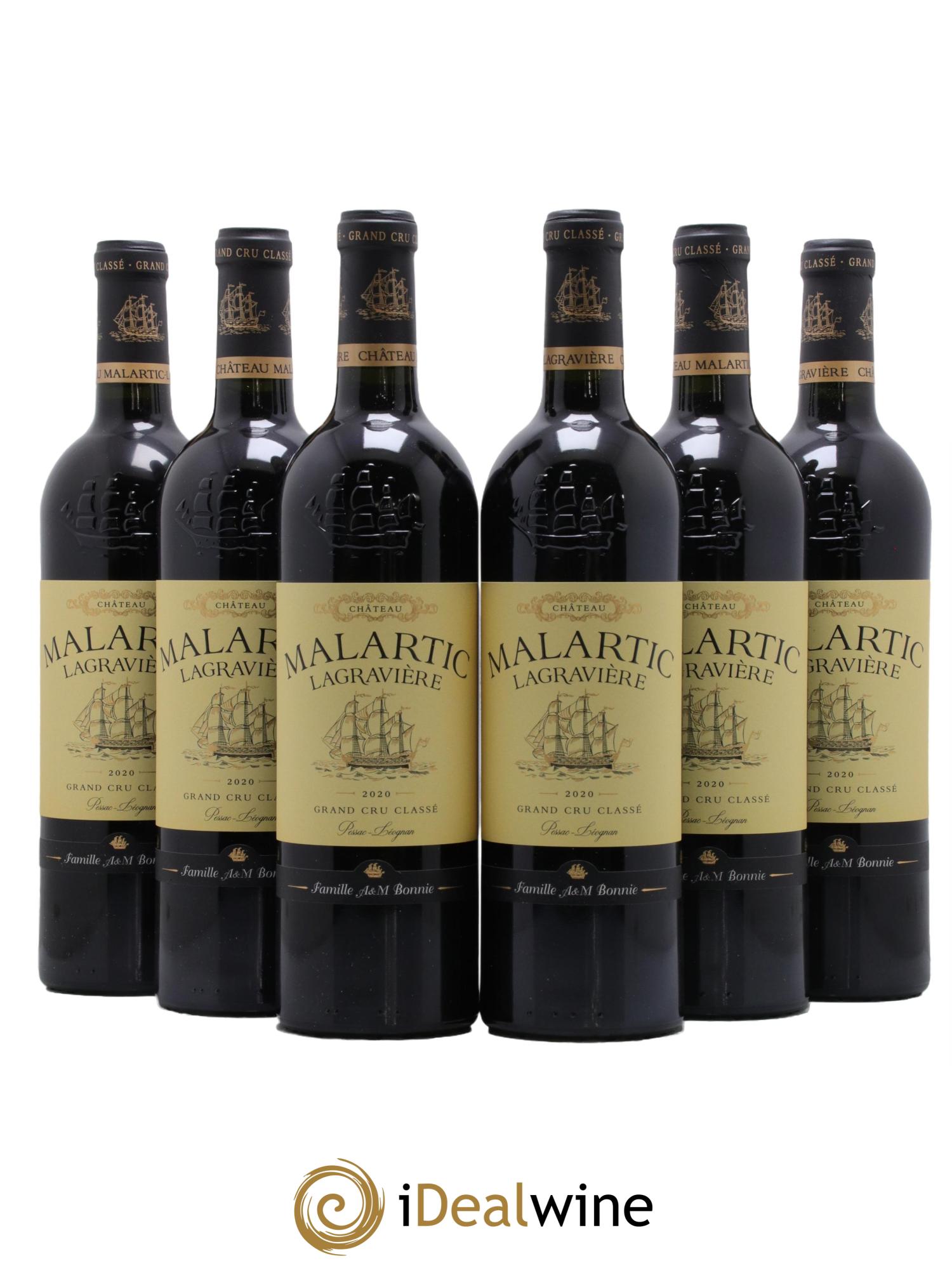 Château Malartic-Lagravière Cru Classé de Graves  2020 - Lot of 6 bottles - 0