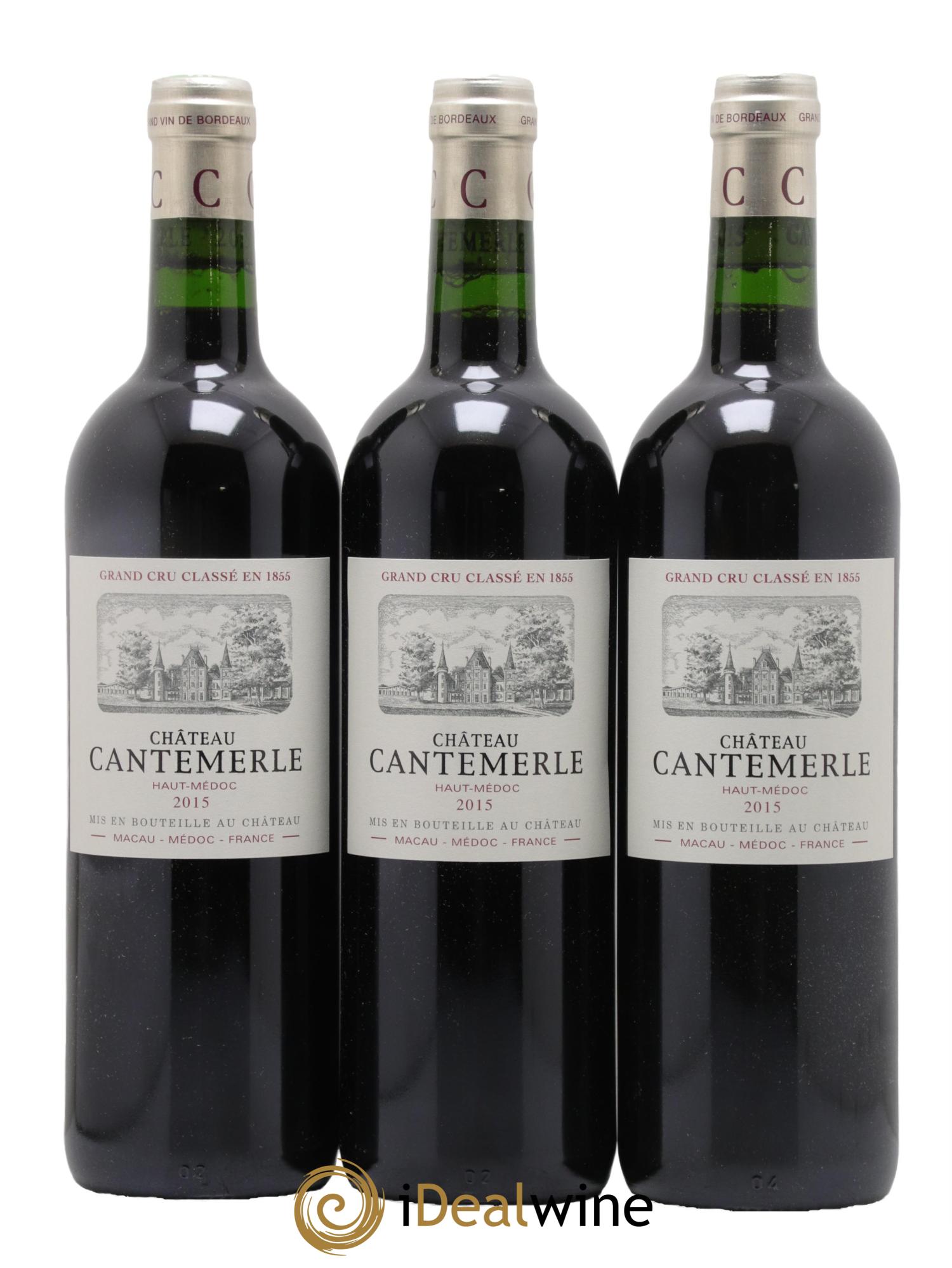 Château Cantemerle 5ème Grand Cru Classé 2015 - Lotto di 6 bottiglie - 2