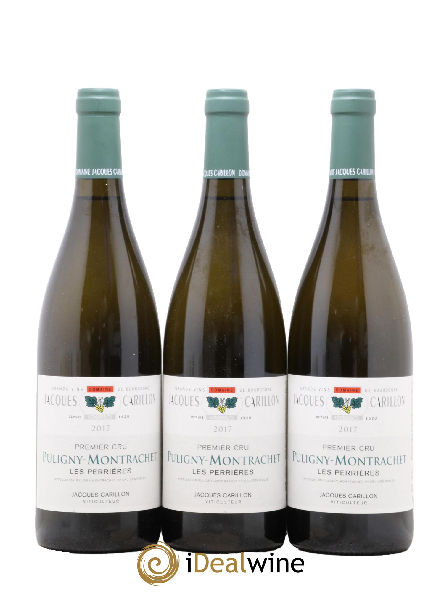 Puligny-Montrachet 1er Cru Les Perrières Jacques Carillon (Domaine) 2017 - Posten von 3 Flaschen - 0