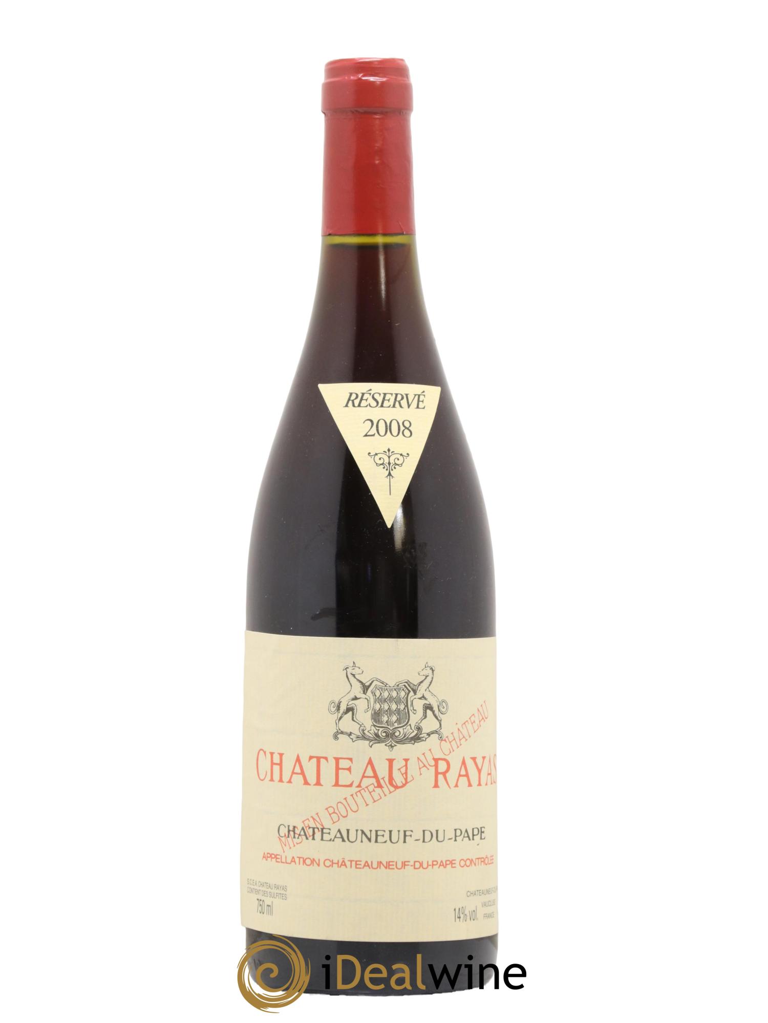 Châteauneuf-du-Pape Château Rayas Emmanuel Reynaud 2008 - Lot de 1 bouteille - 0