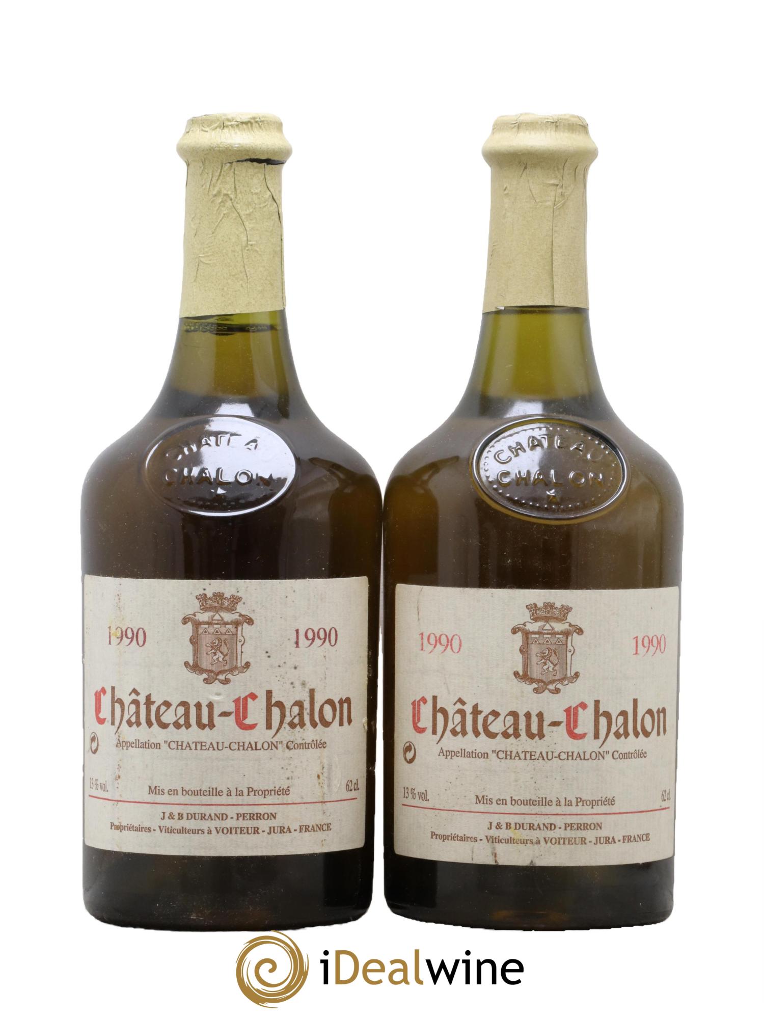 Château-Chalon Domaine Durand-Perron 1990 - Lot de 2 clavelins - 0