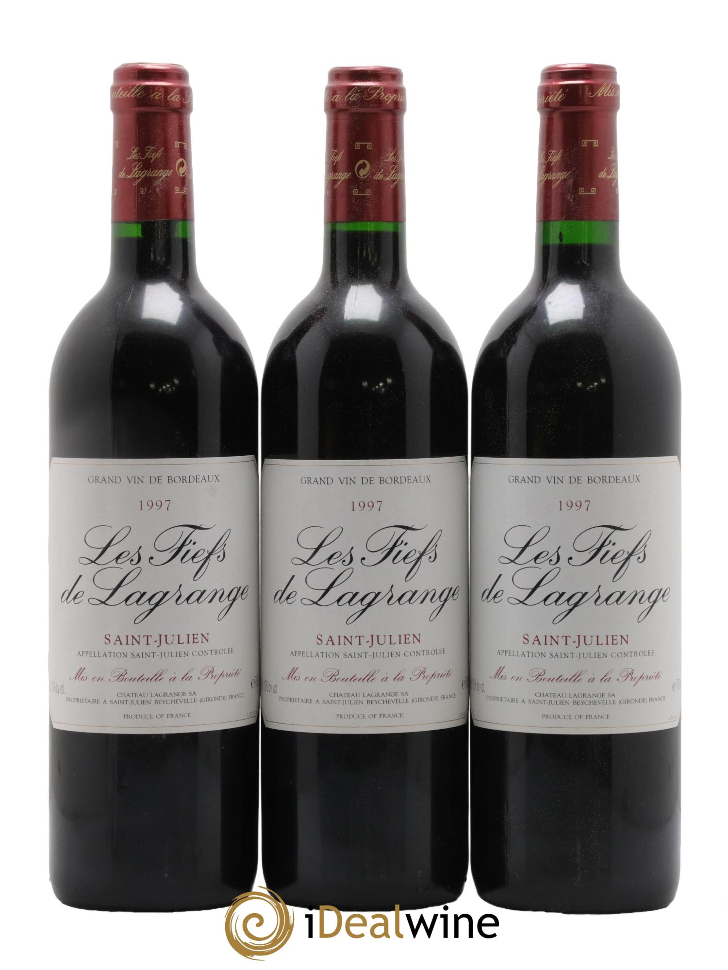 Les Fiefs de Lagrange Second Vin 1997 - Lot de 6 bouteilles - 1