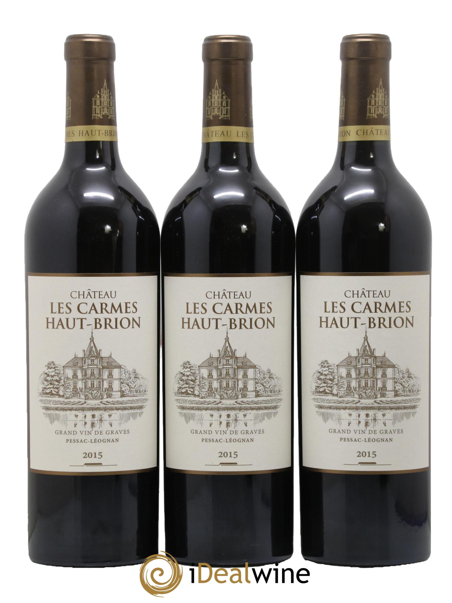 Château Les Carmes Haut-Brion 2015 - Lot of 6 bottles - 1