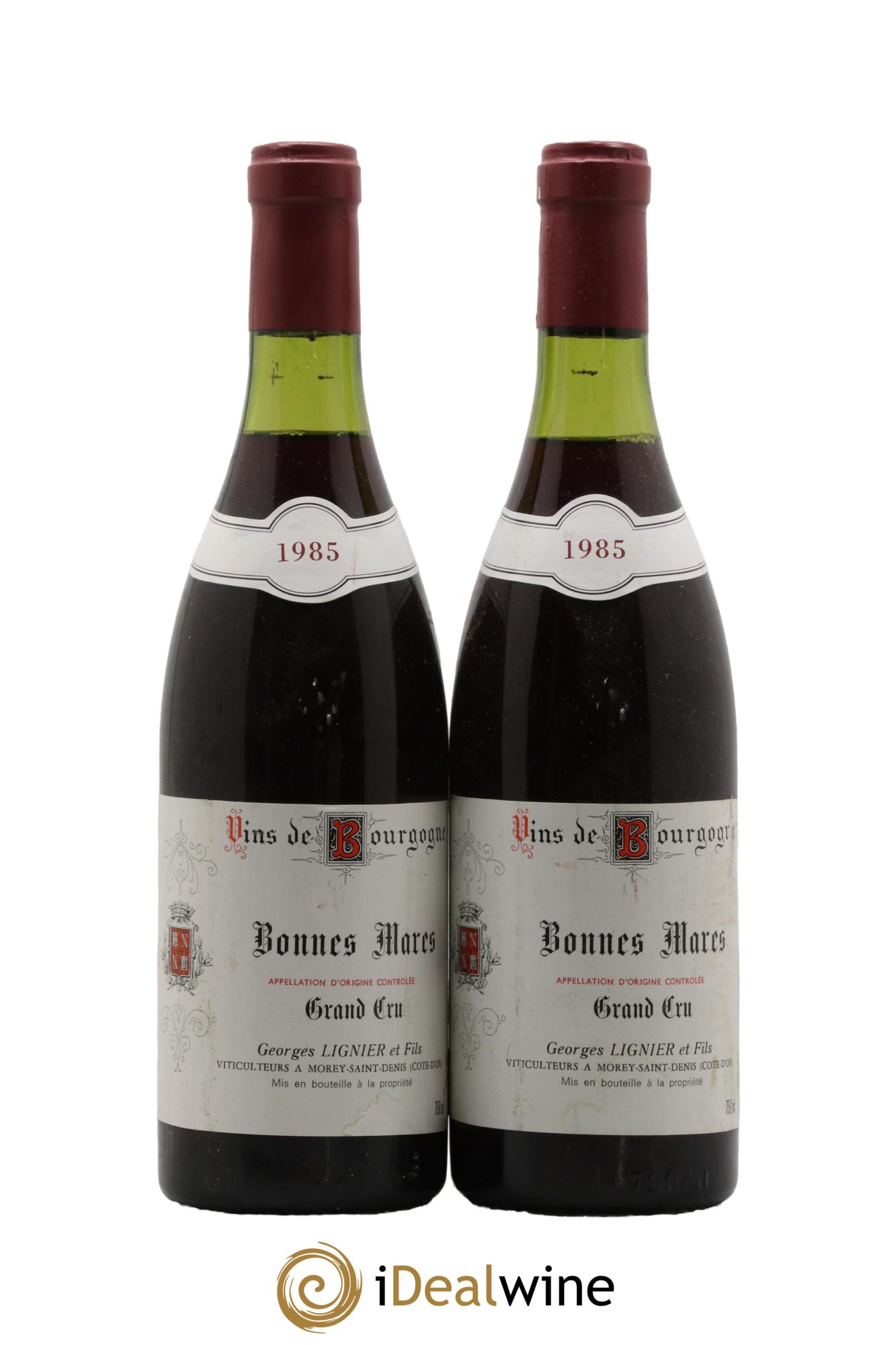 Bonnes-Mares Grand Cru Georges Lignier (Domaine) 1985 - Posten von 2 Flaschen - 0