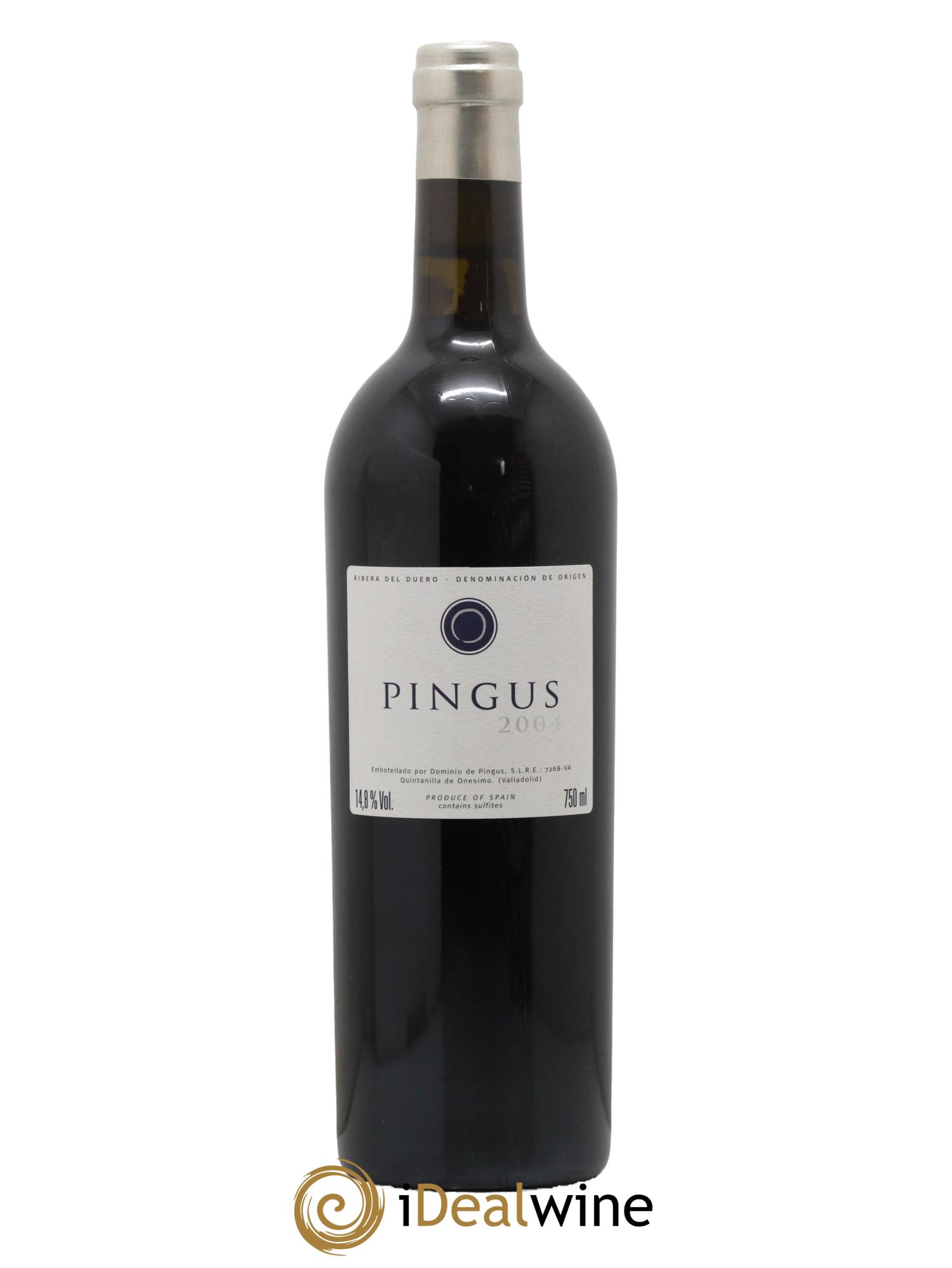 Ribera Del Duero Pingus Dominio de Pingus - Peter Sisseck 2004 - Posten von 1 Flasche - 0