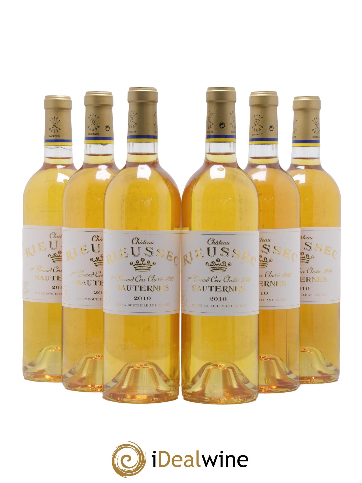 Château Rieussec 1er Grand Cru Classé 2010 - Posten von 6 Flaschen - 0