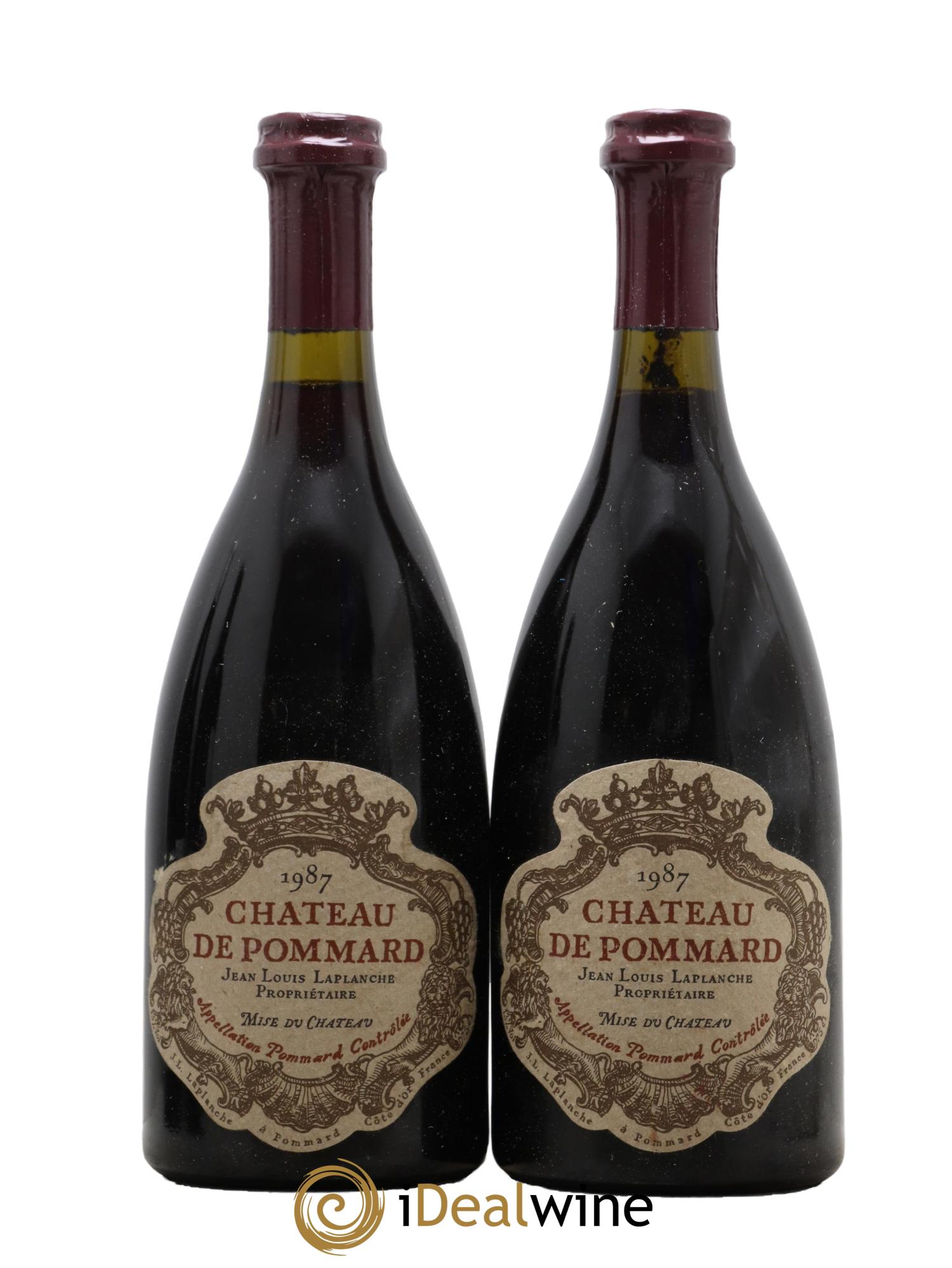 Pommard Château de Pommard 1987 - Lotto di 2 bottiglie - 0