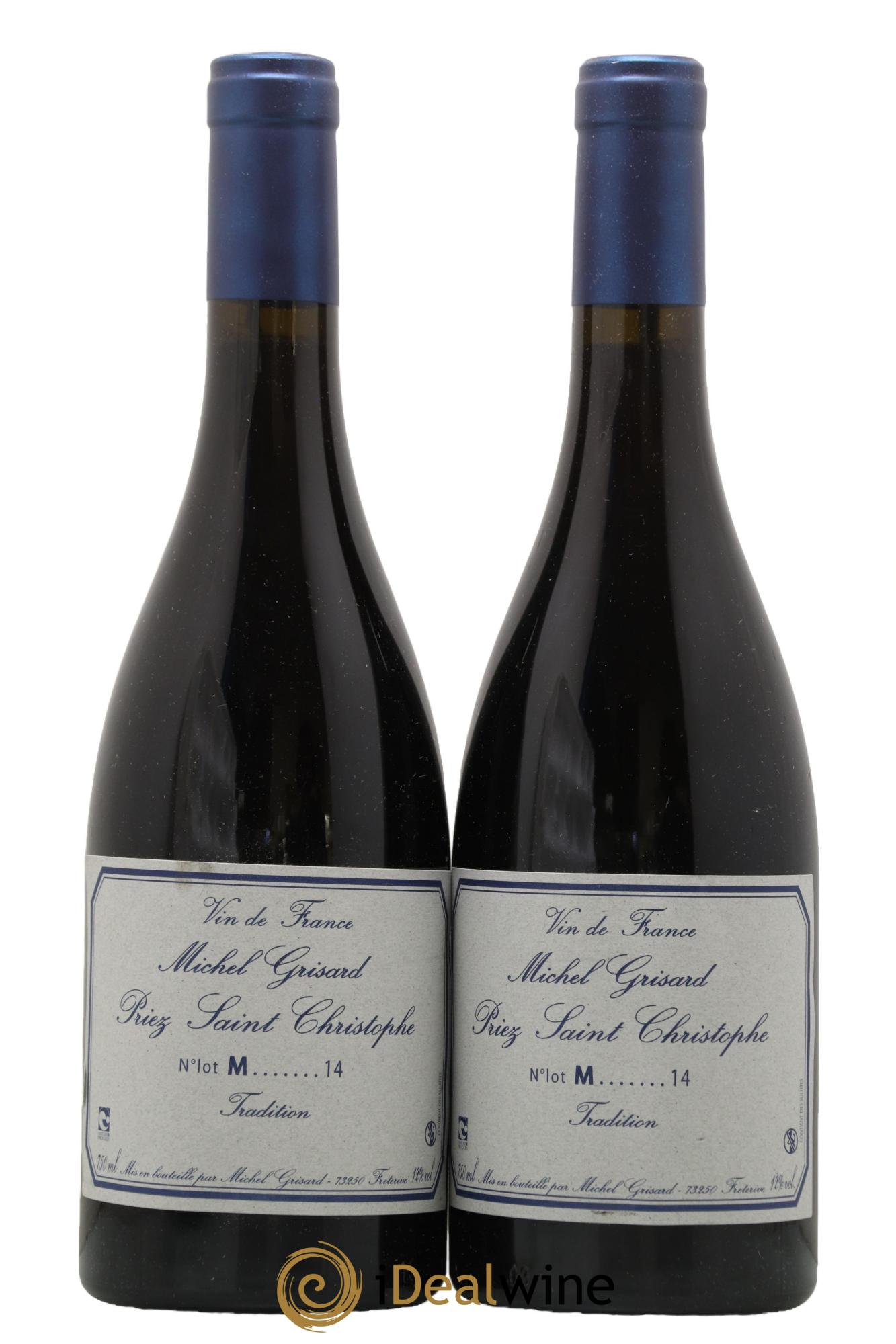 Vin de France Priez Saint Christophe Michel Grisard 2014 - Lotto di 2 bottiglie - 0