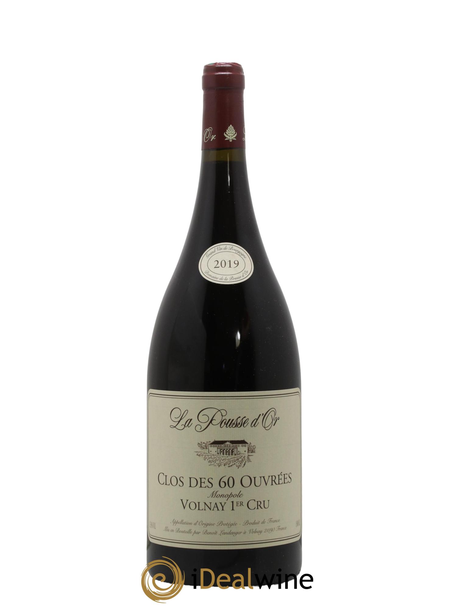 Volnay 1er Cru Clos des 60 ouvrées La Pousse d'Or (Domaine de) 2019 - Lot de 1 magnum - 0