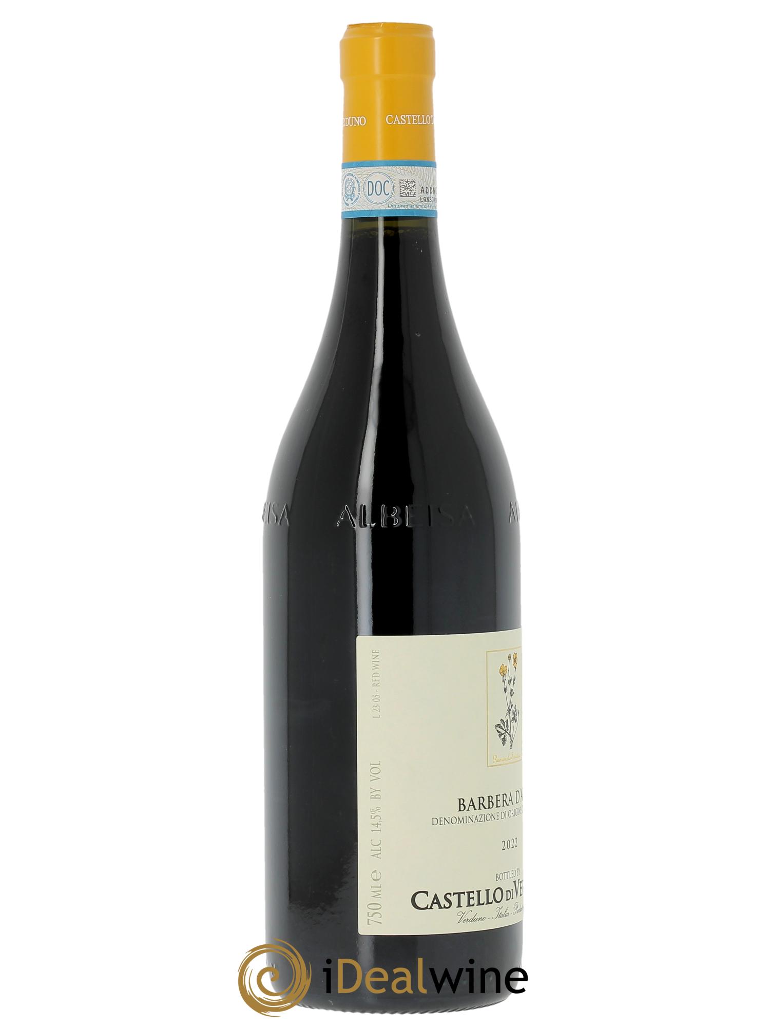 Barbera d'Alba DOC Castello Di Verduno  2022 - Lotto di 1 bottiglia - 1