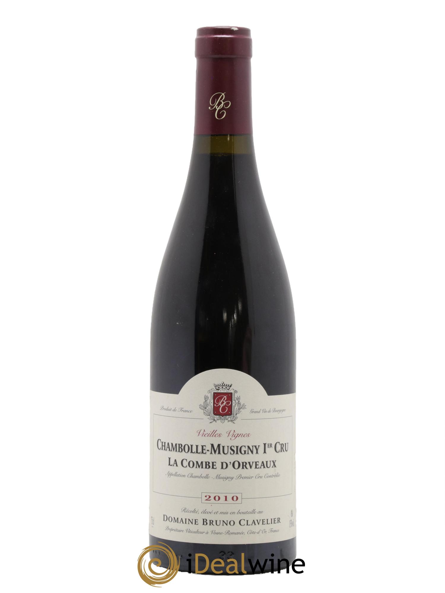 Chambolle-Musigny 1er Cru La Combe d'Orveaux Vieilles Vignes Bruno Clavelier 2010 - Posten von 1 Flasche - 0