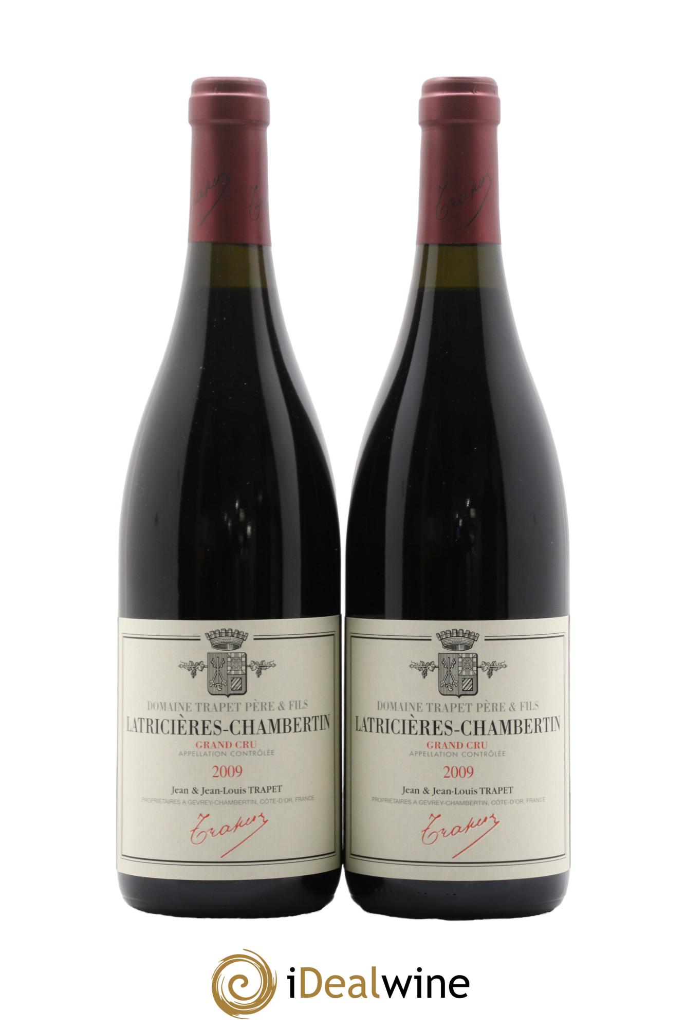 Latricières-Chambertin Grand Cru Domaine Trapet  2009 - Lot of 2 bottles - 0