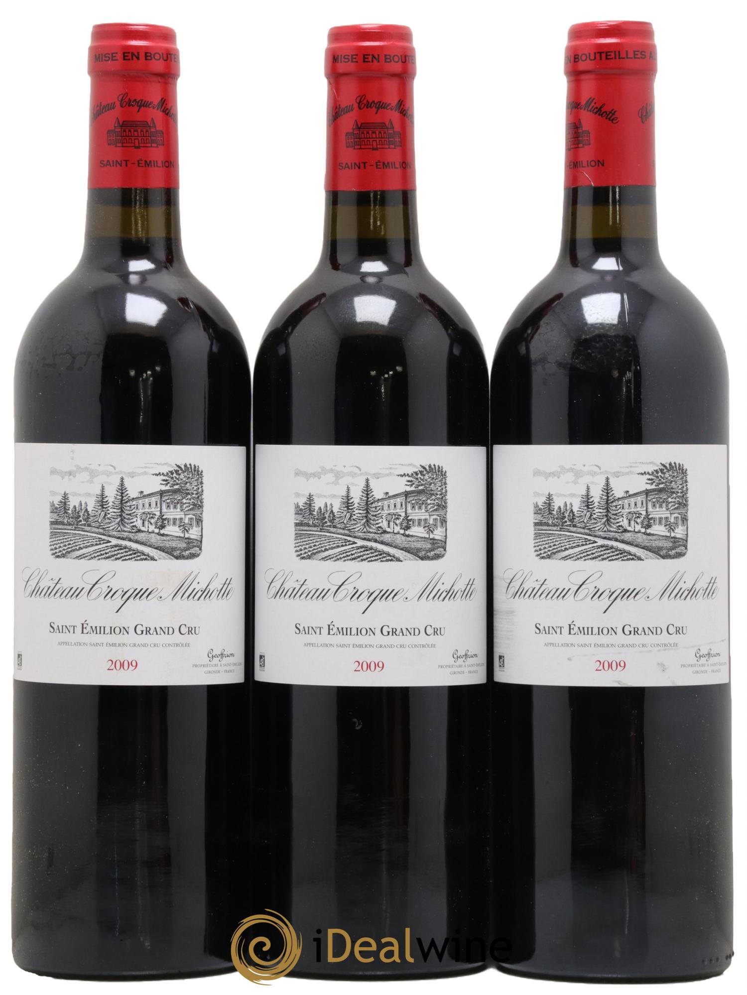 Château Croque Michotte 2009 - Lot of 12 bottles - 4