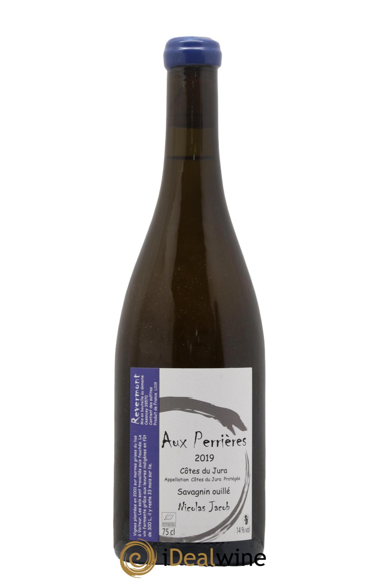 Côtes du Jura Savagnin Aux Perrières Nicolas Jacob 2019 - Lot de 1 bouteille - 0