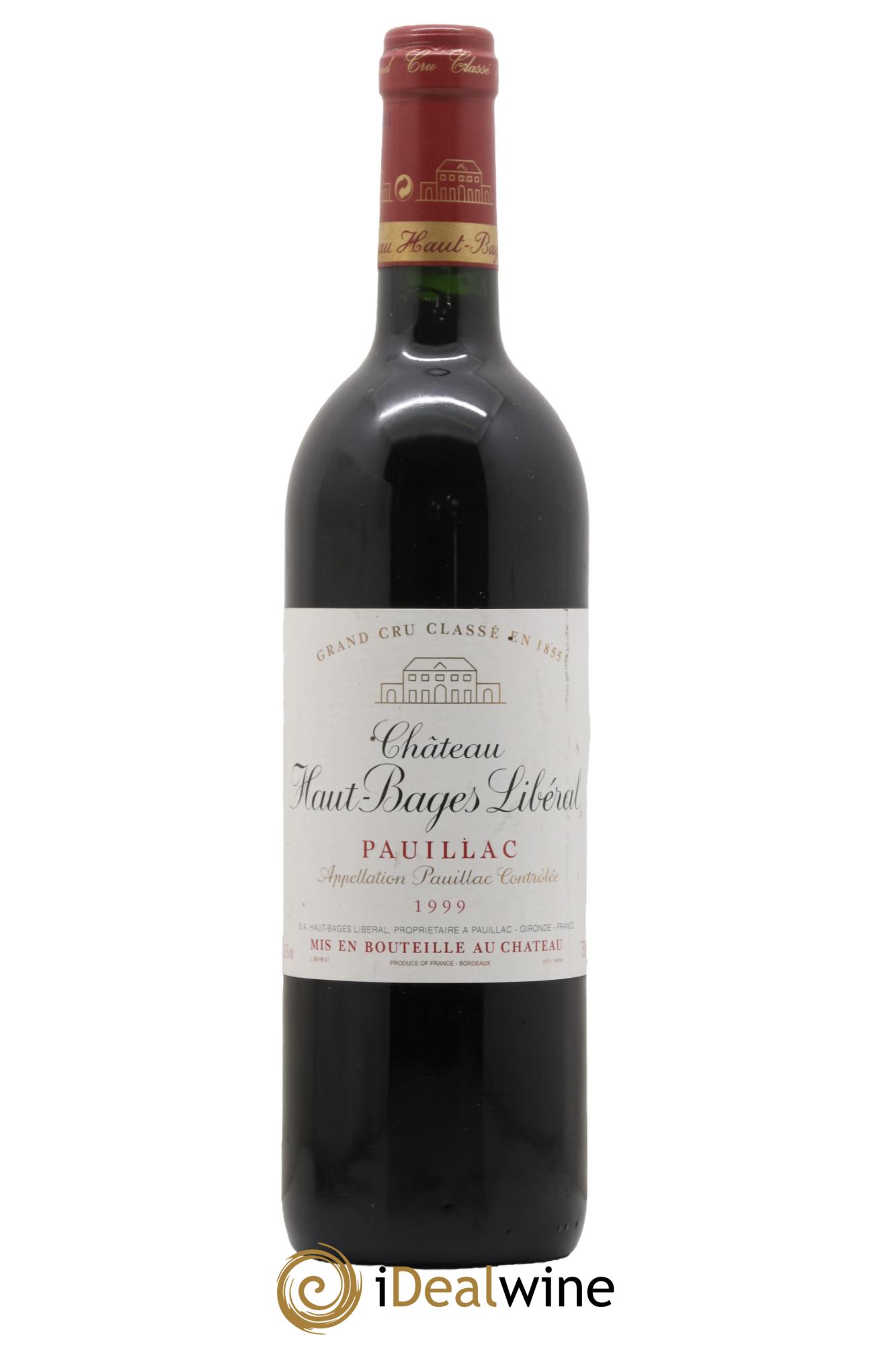 Château Haut Bages Libéral 5ème Grand Cru Classé 1999 - Posten von 1 Flasche - 0