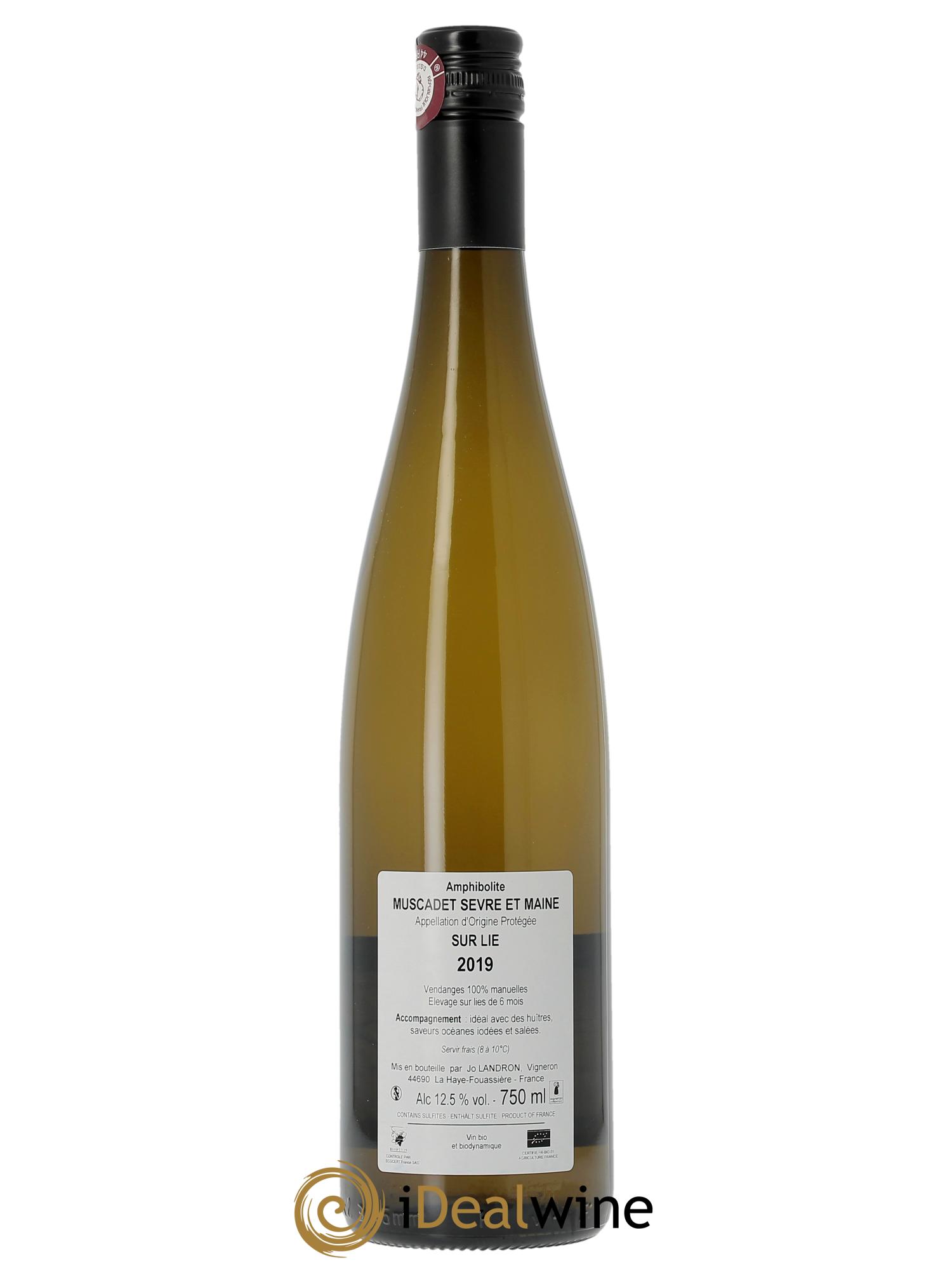 Muscadet-Sèvre-et-Maine Amphibolite Jo Landron 2019 - Lot de 1 bouteille - 1