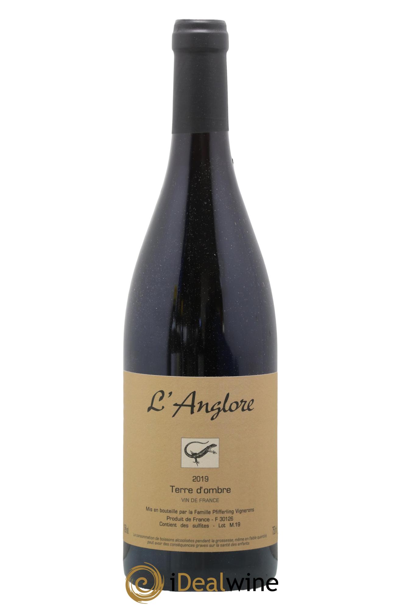 Vin de France Terre d'Ombre L'Anglore  2019 - Lotto di 1 bottiglia - 0