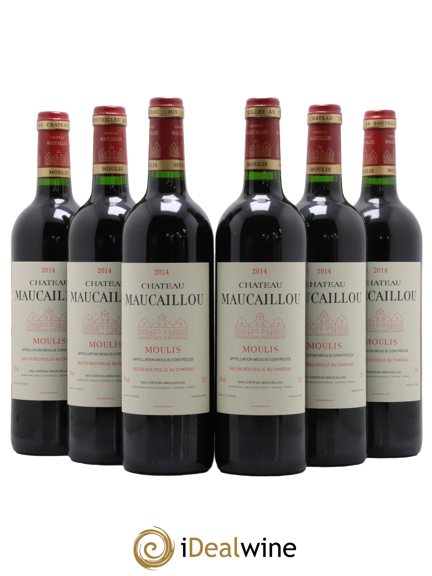 Château Maucaillou  2014 - Lot of 6 bottles - 0