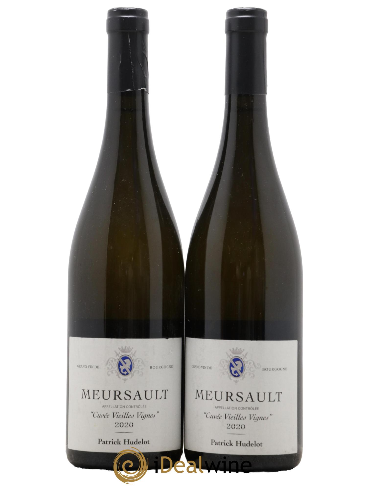 Meursault Vieilles Vignes Domaine Patrick Hudelot 2020 - Lot of 2 bottles - 0