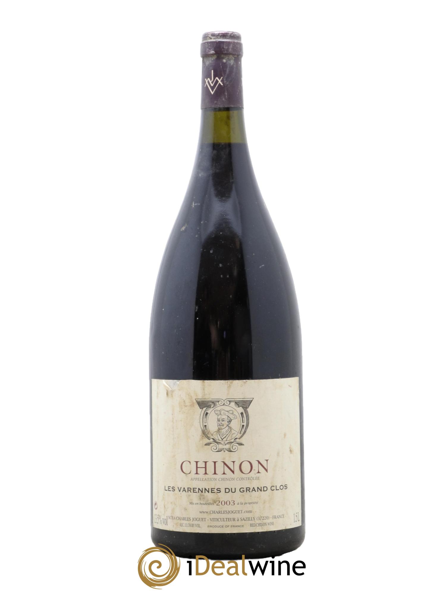 Chinon Les Varennes du Grand Clos Charles Joguet 2003 - Lotto di 1 magnum - 0