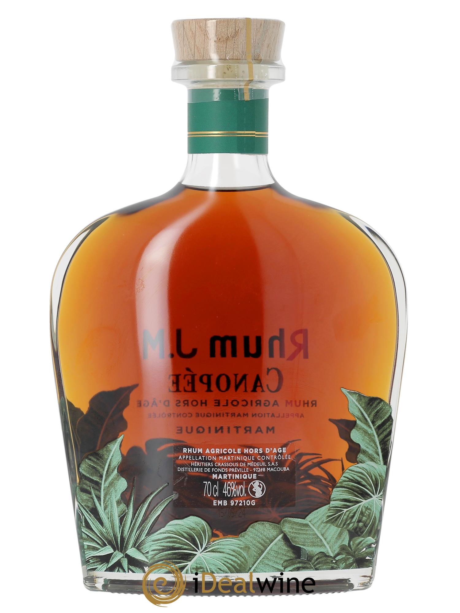 Rhum Rhum J.M. Cuvée Canopée Hors d'Age  - Lot de 1 bouteille - 2