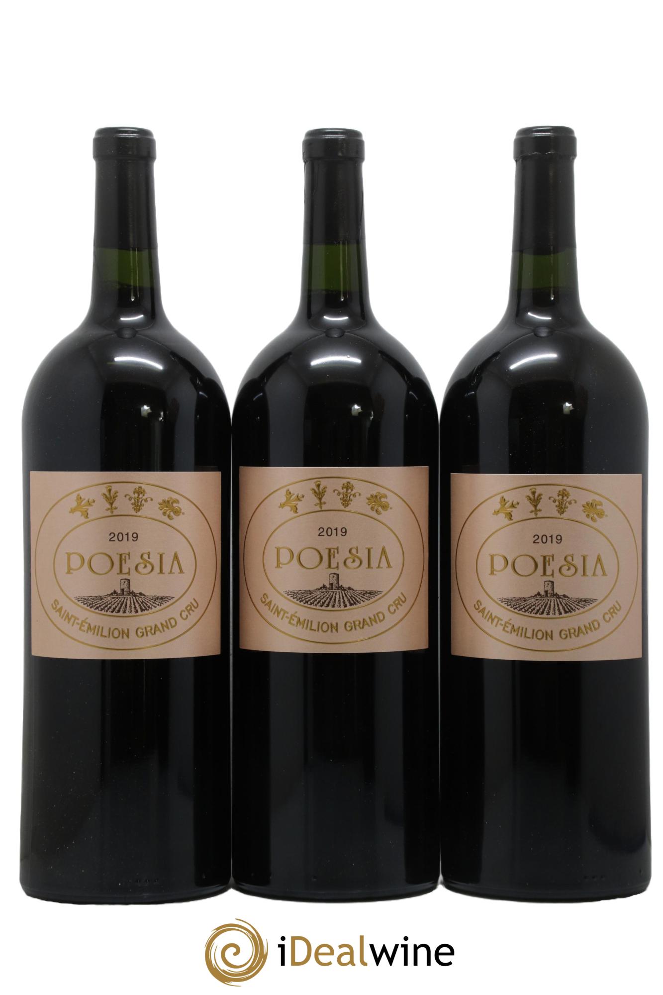 Saint-Émilion Grand Cru Chateau Poesia 2019 - Lot de 3 magnums - 0