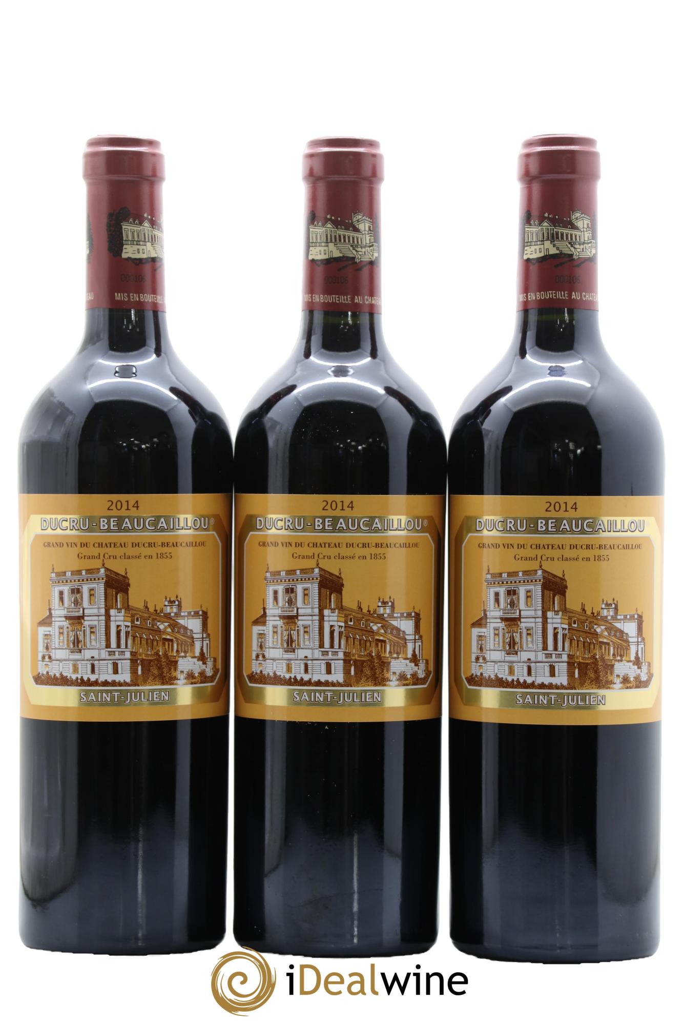 Château Ducru Beaucaillou 2ème Grand Cru Classé 2014 - Lot of 3 bottles - 0