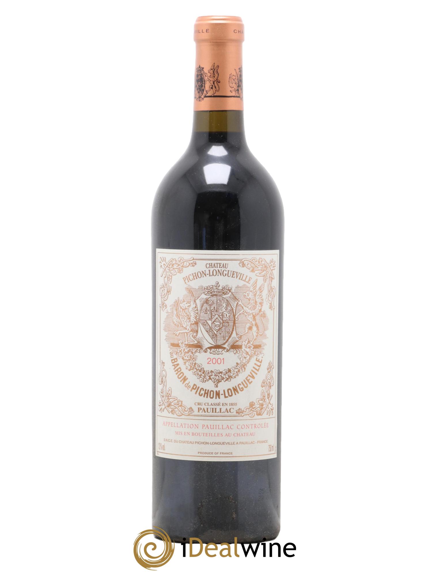 Pichon Longueville Baron 2ème Grand Cru Classé 2001 - Lot de 1 bouteille - 0