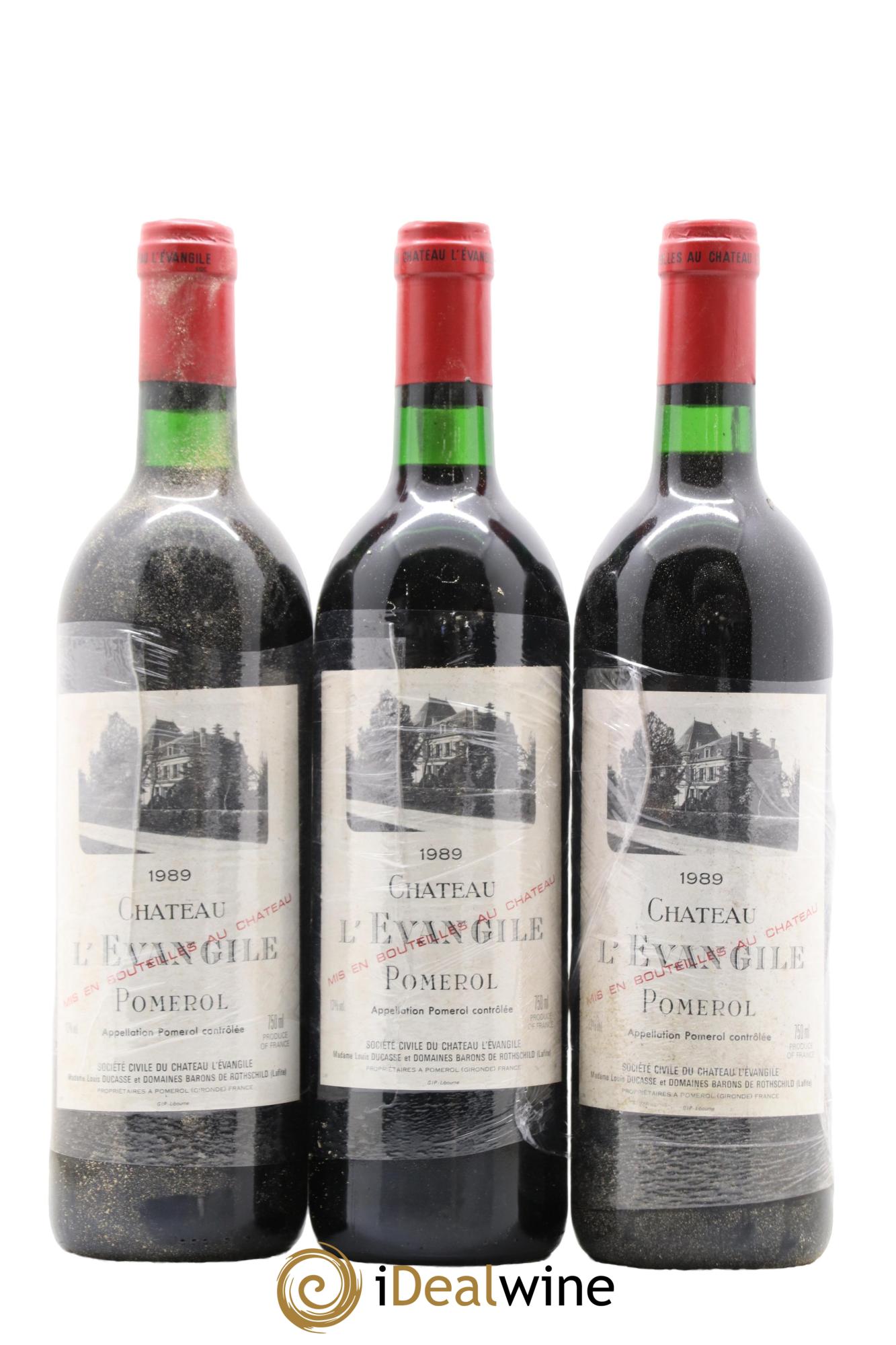 Château l' Évangile 1989 - Lot de 12 bouteilles - 4