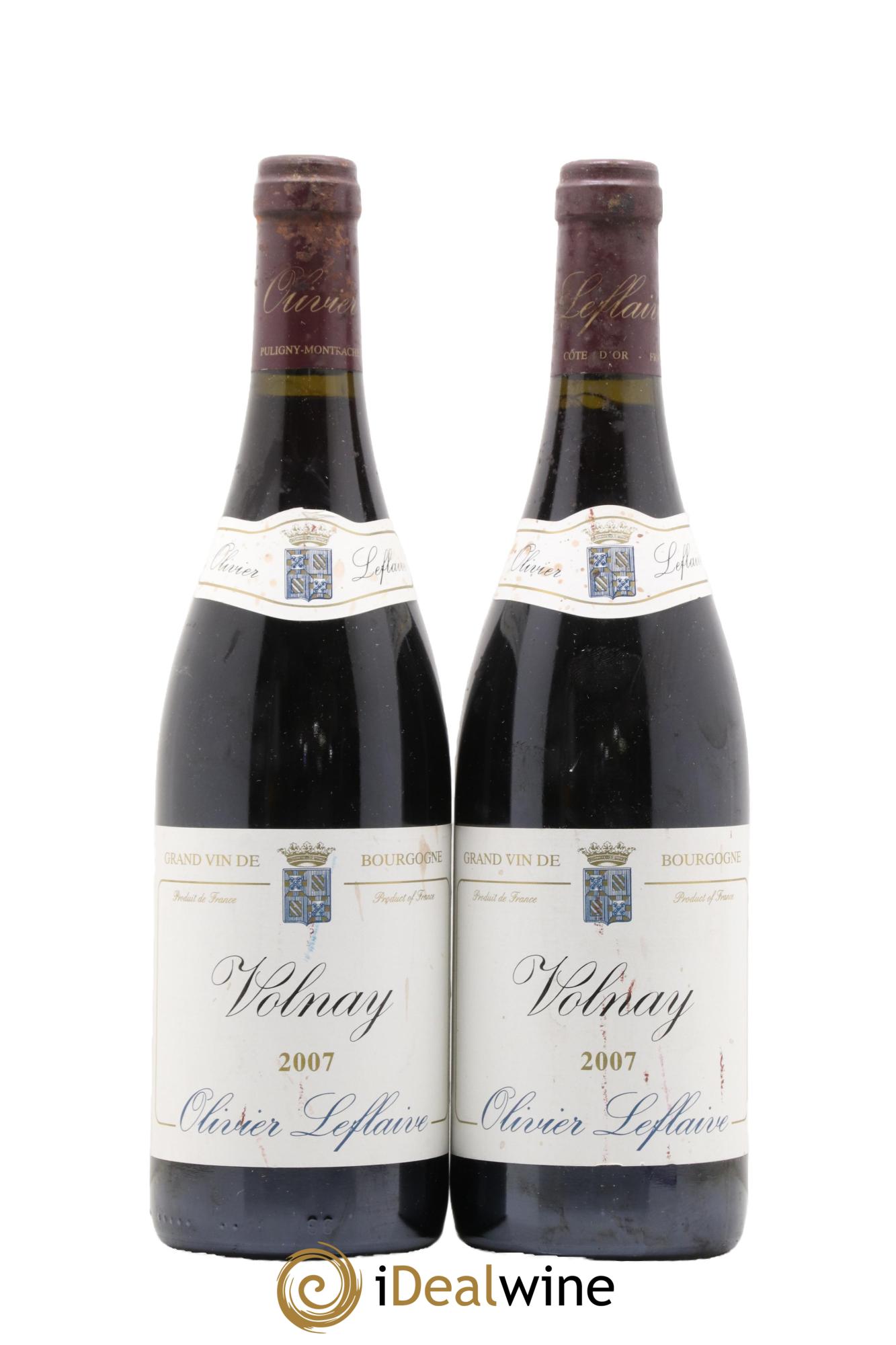 Volnay Domaine Olivier Leflaive 2007 - Posten von 2 Flaschen - 0