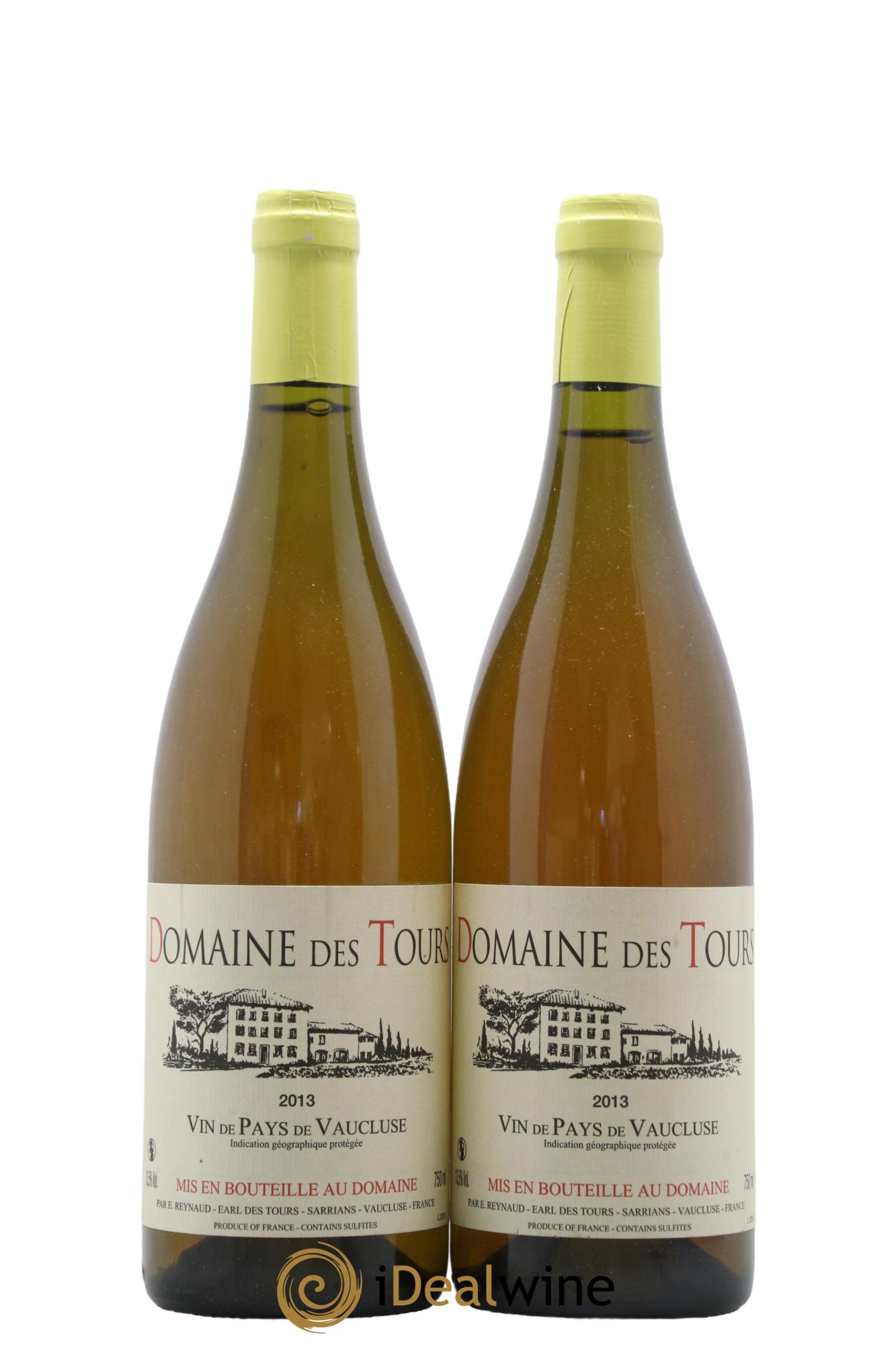 IGP Vaucluse (Vin de Pays de Vaucluse) Domaine des Tours Emmanuel Reynaud 2013 - Lot de 2 bouteilles - 0