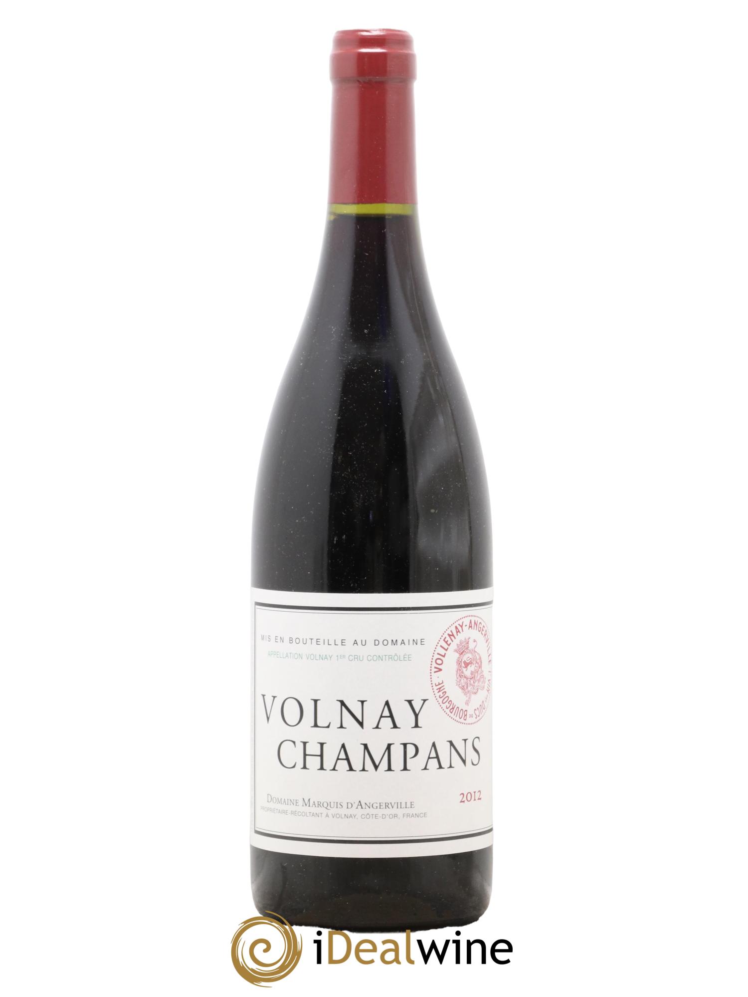 Volnay 1er Cru Champans Marquis d'Angerville (Domaine) 2012 - Lot de 1 bouteille - 0